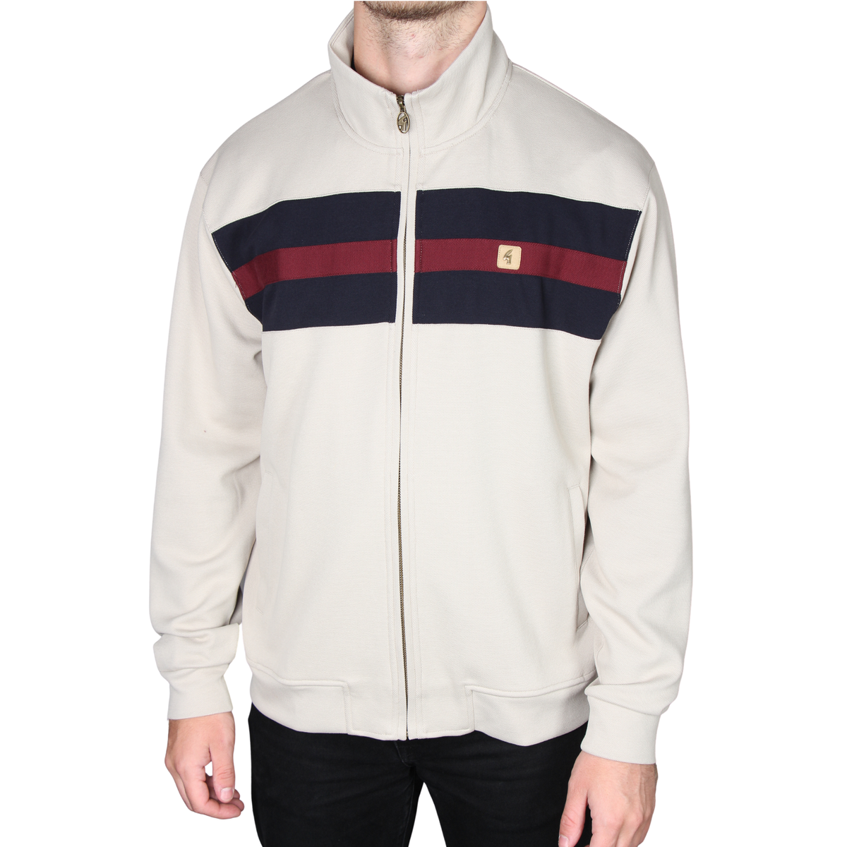 Mens Gabicci Vintage Cement Escher Track Top