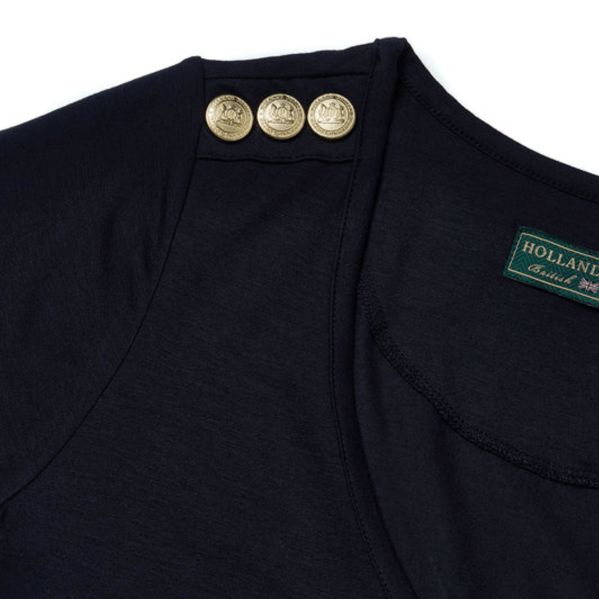Womens Holland Cooper Navy Relax Fit V-Neck S/s T Shirt