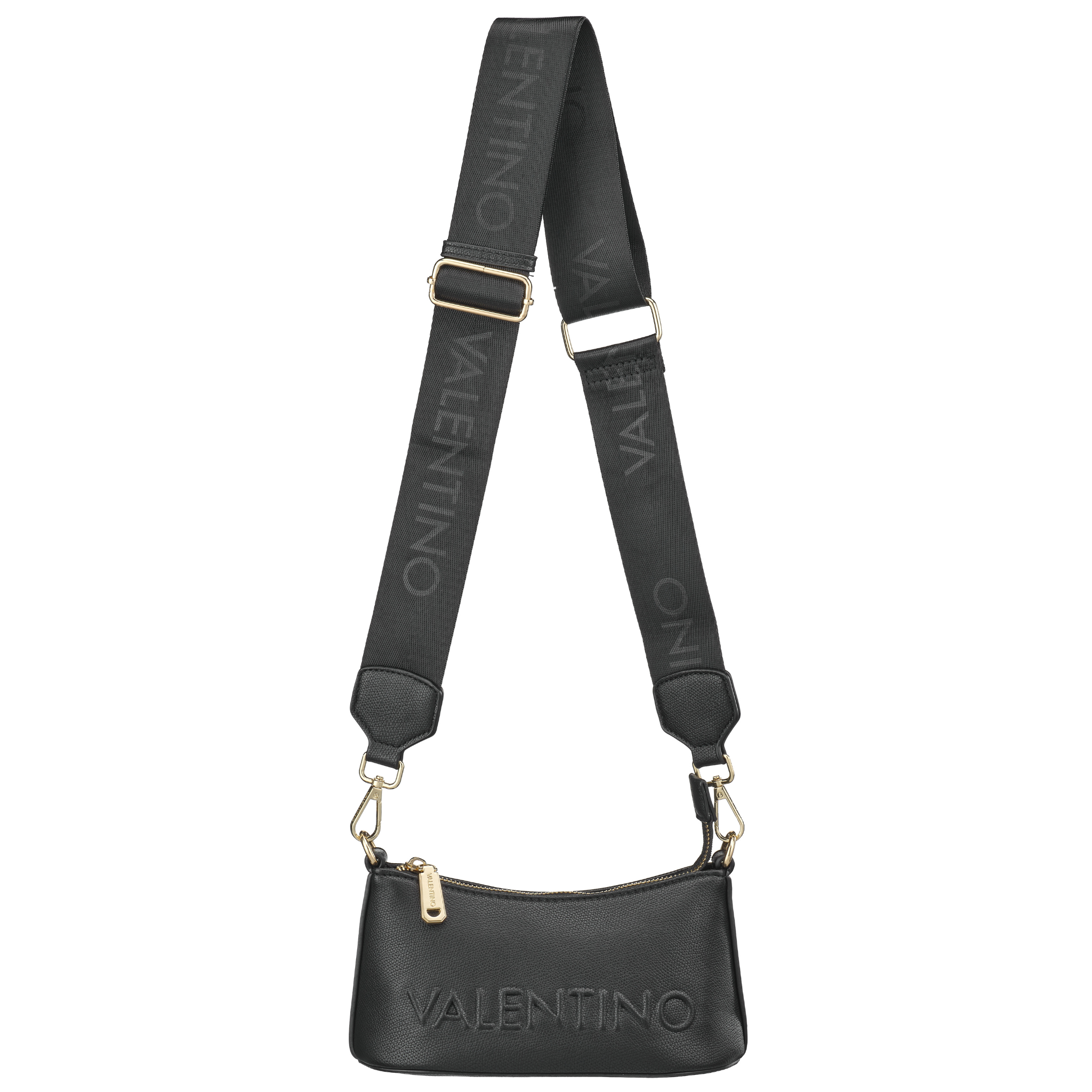 Womens Valentino Black Bianka RE Shoulder Bag