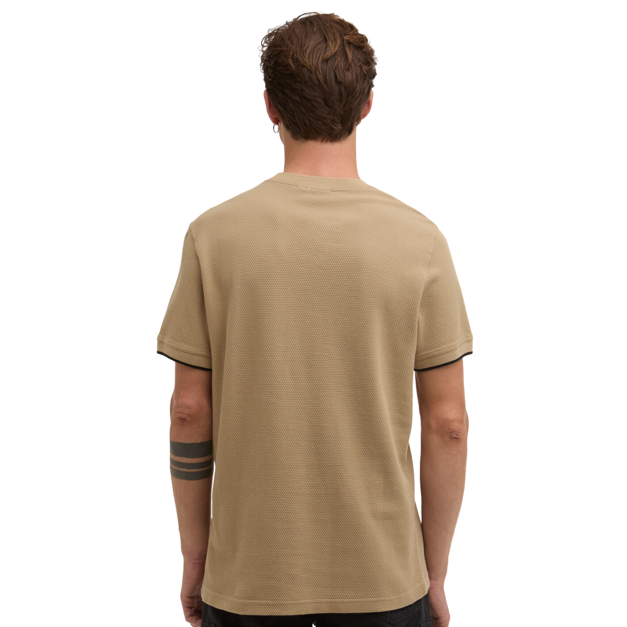 Mens Barbour International Coriander Eamon Pique S/s T Shirt