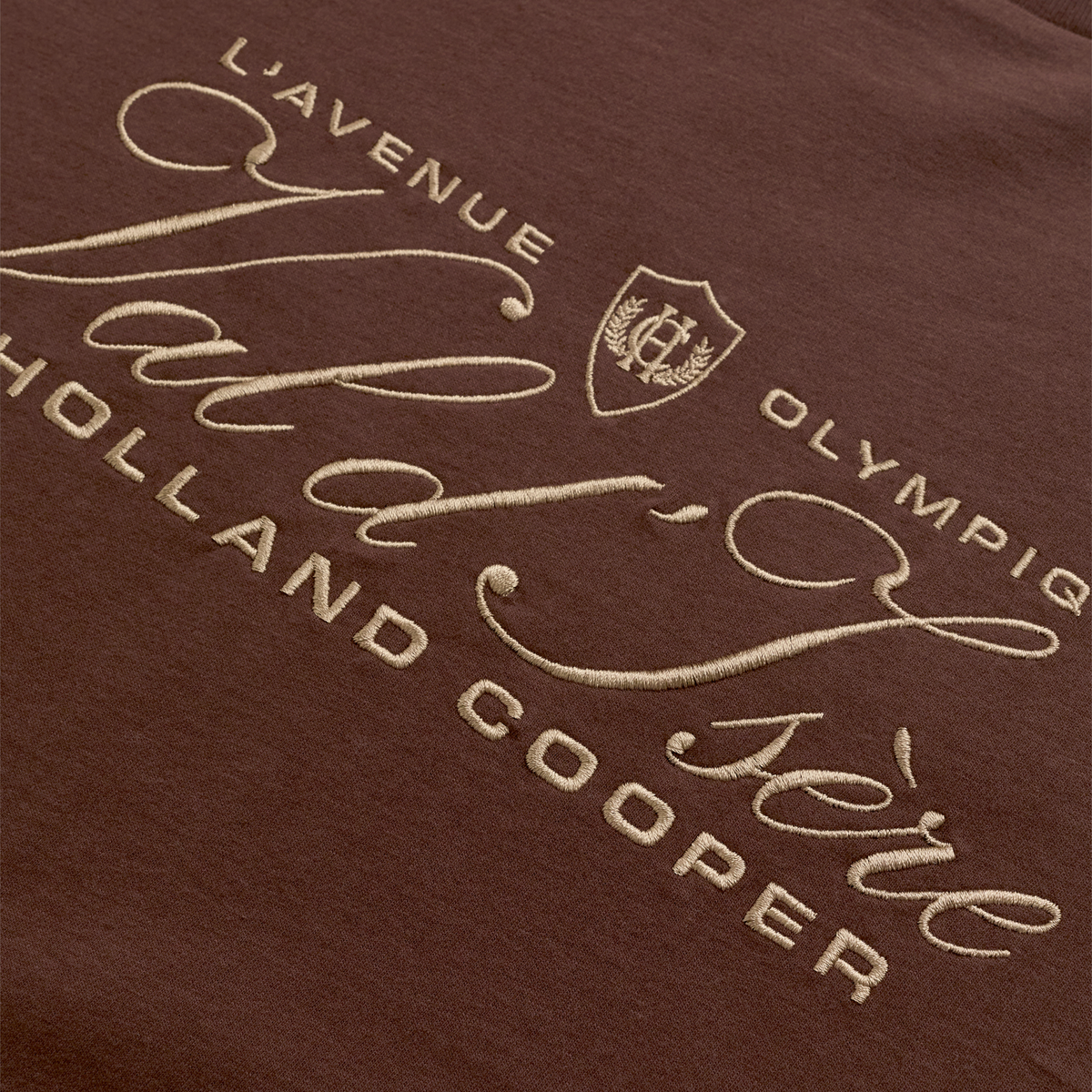 Womens Holland Cooper Walnut Oversized Destination S/s T Shirt