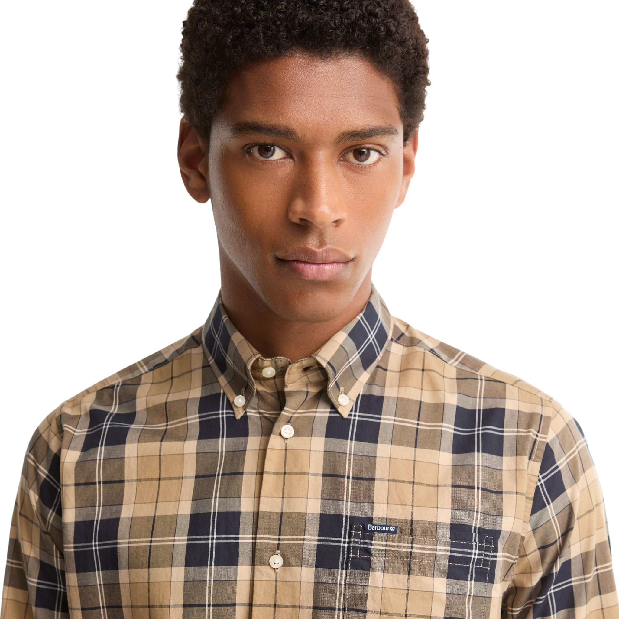Mens Barbour Birchwood Dress Tartan Wetheram Tailored L/s Shirt