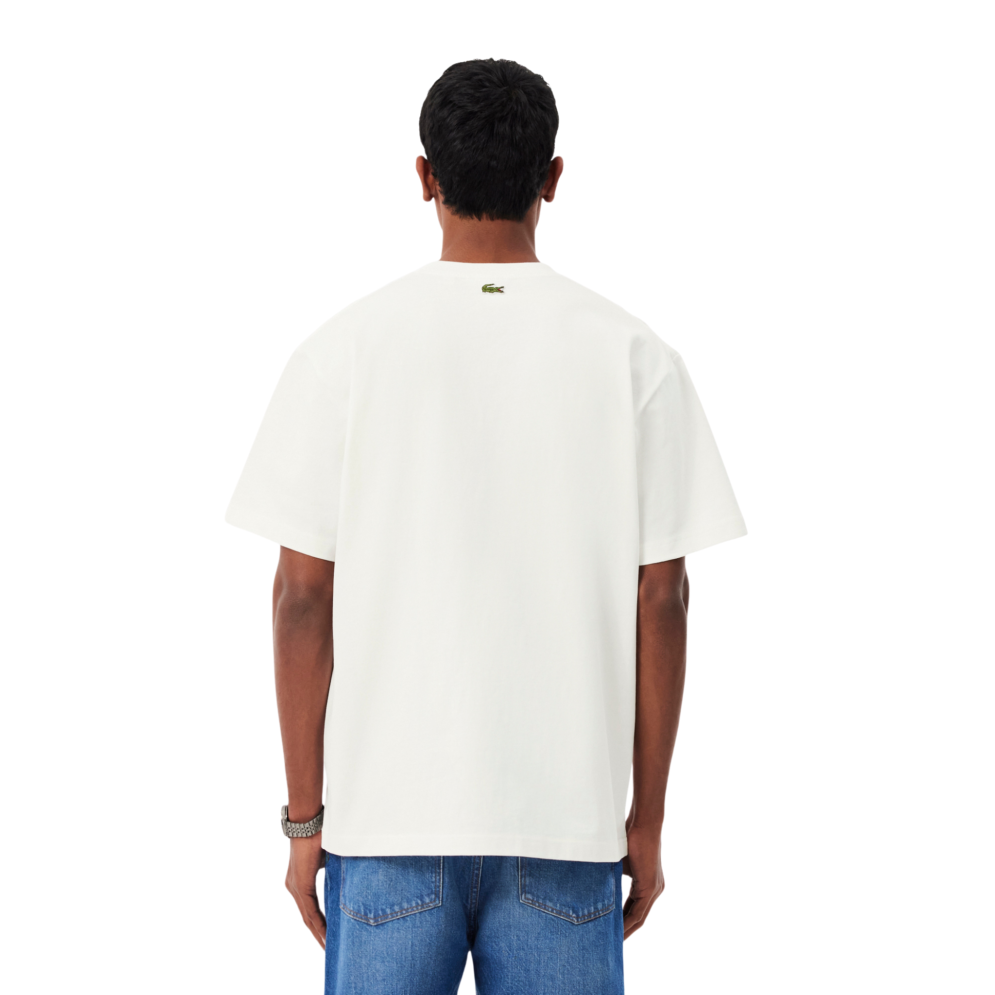 Mens Lacoste Flour Branded Relaxed Fit S/s T Shirt