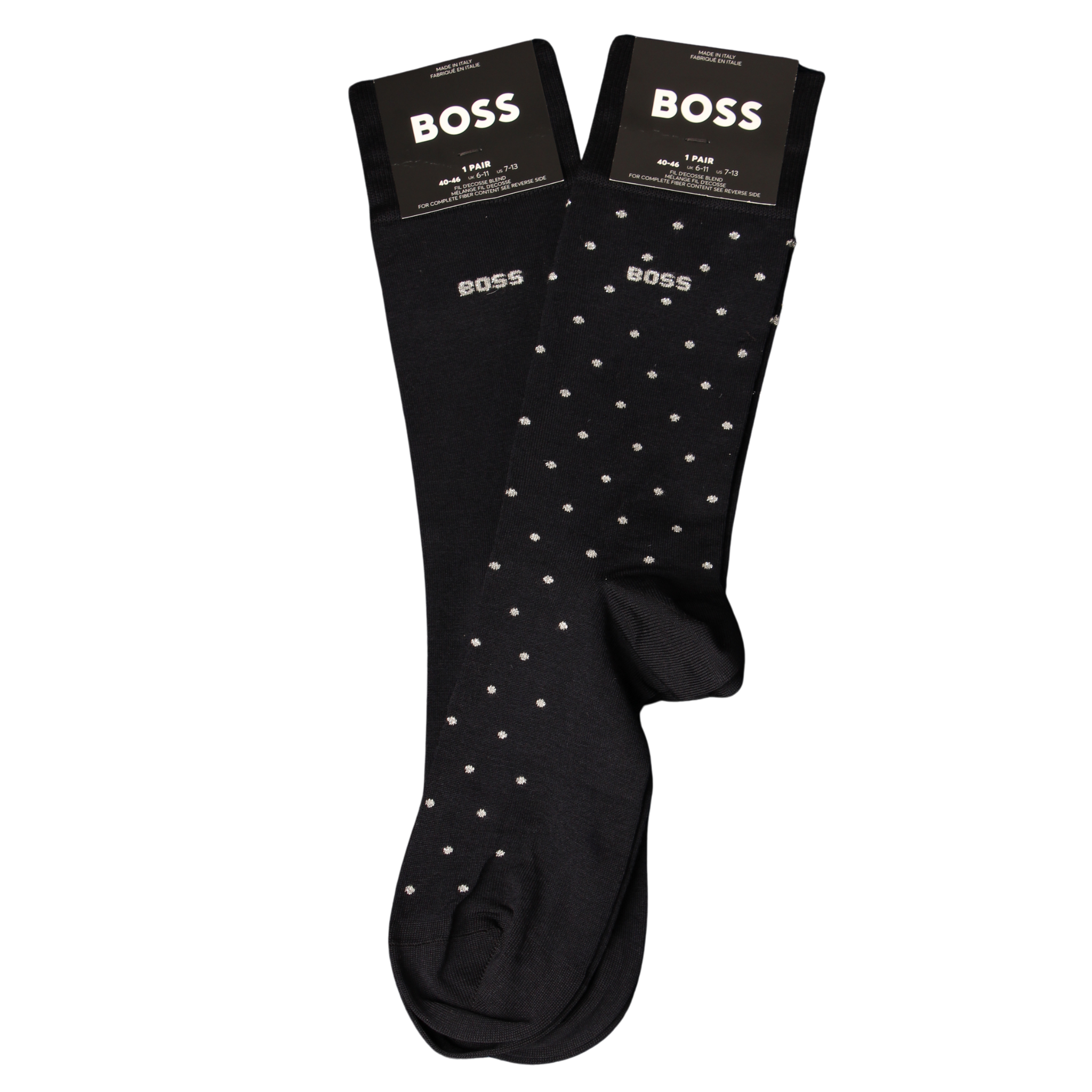 Mens BOSS Dark Blue Sock 2PK RS Gift Set