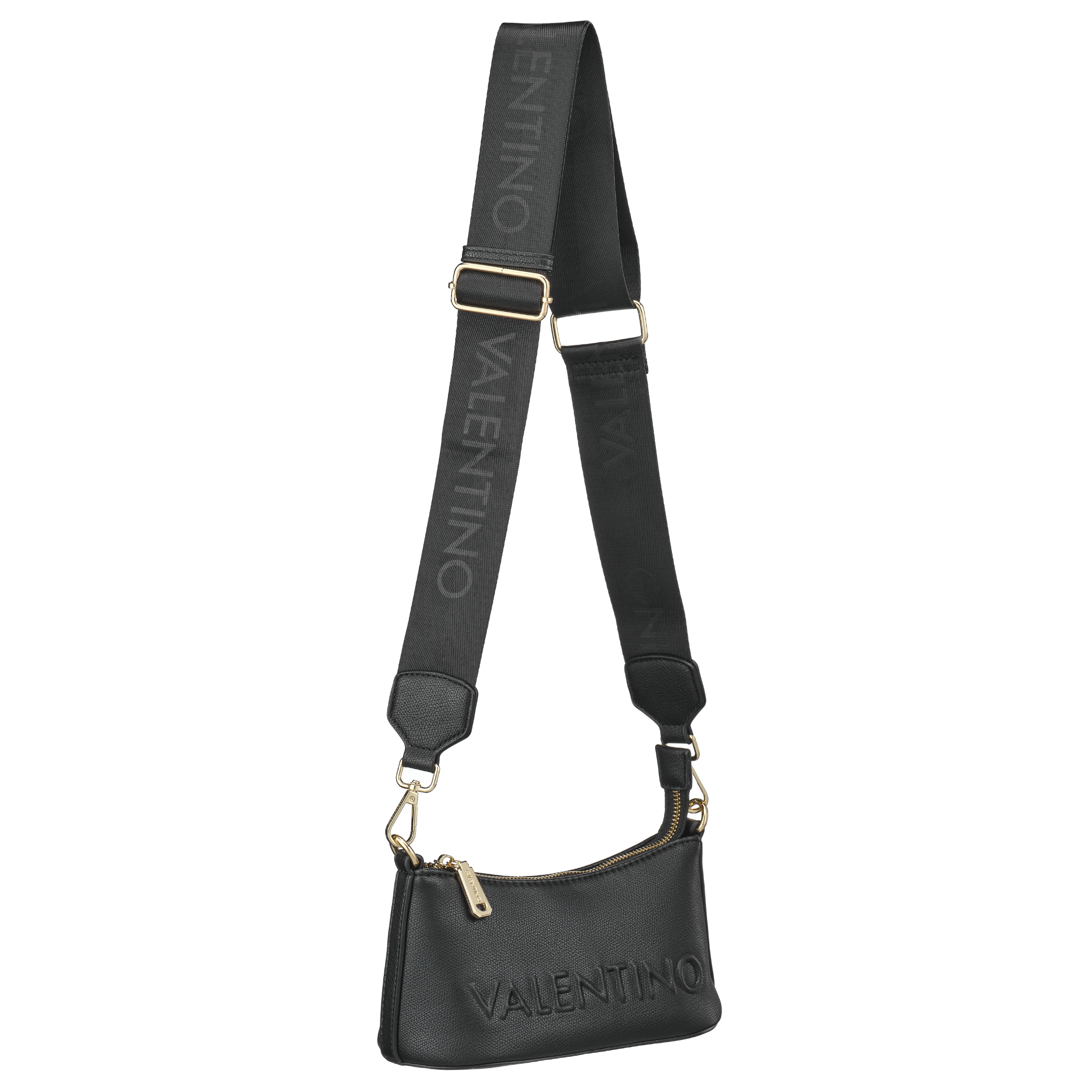 Womens Valentino Black Bianka RE Shoulder Bag