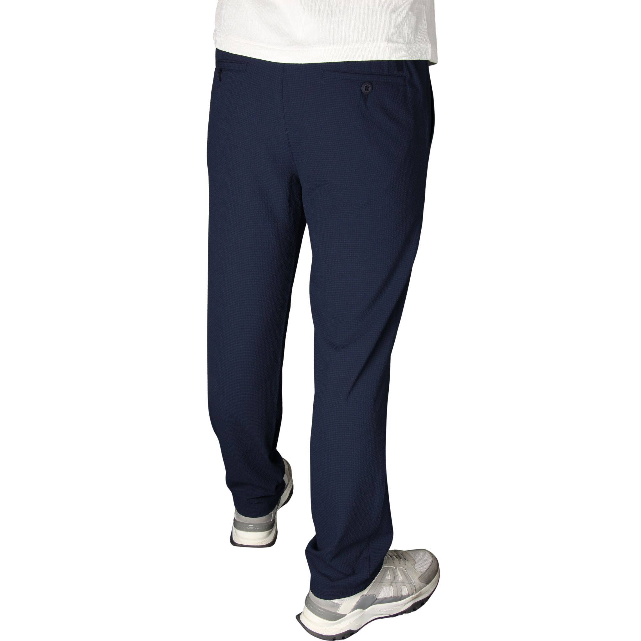 Mens Remus Uomo Slate Blue Elliott Straight Fit Trousers