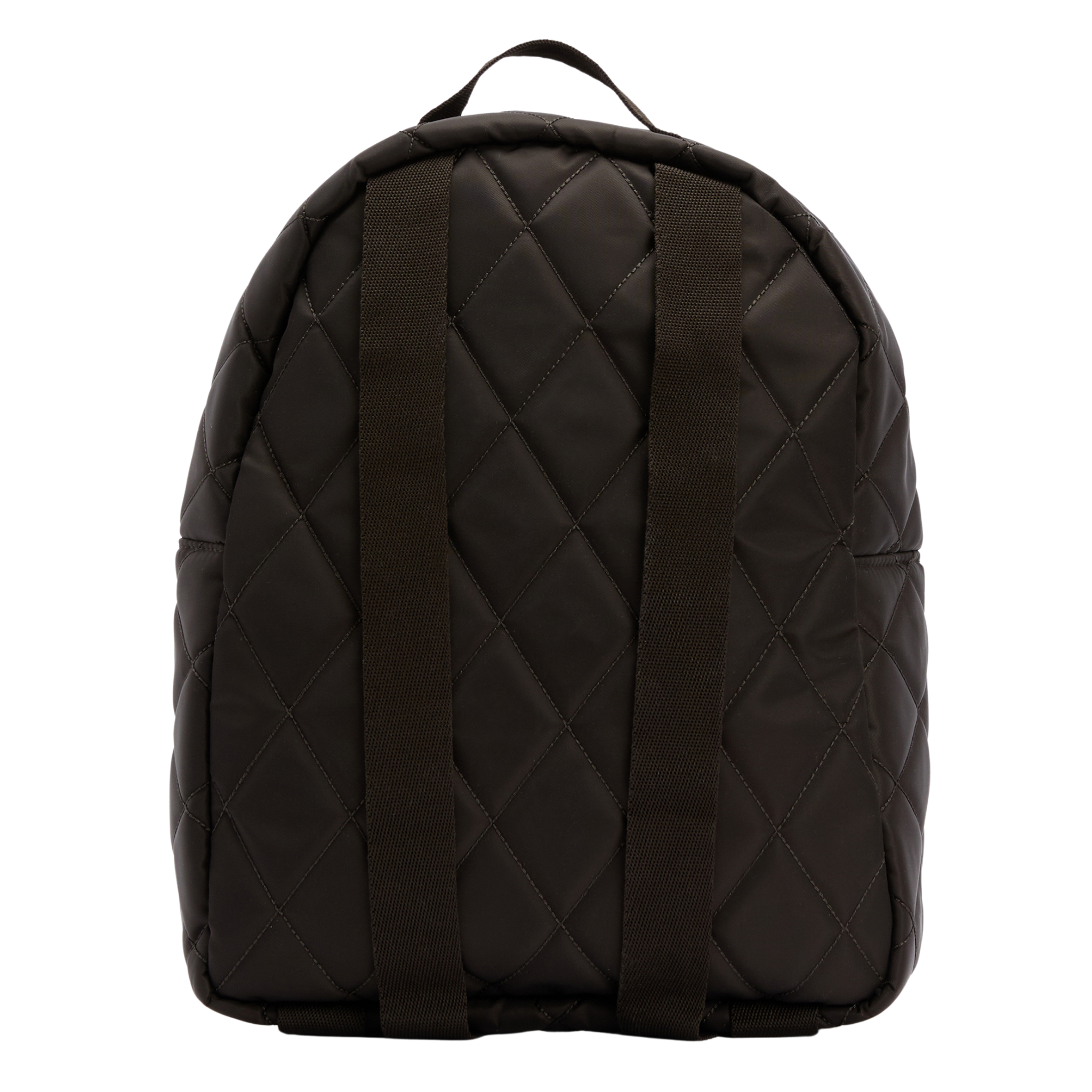 Womens Barbour Olive Quilted Backpack