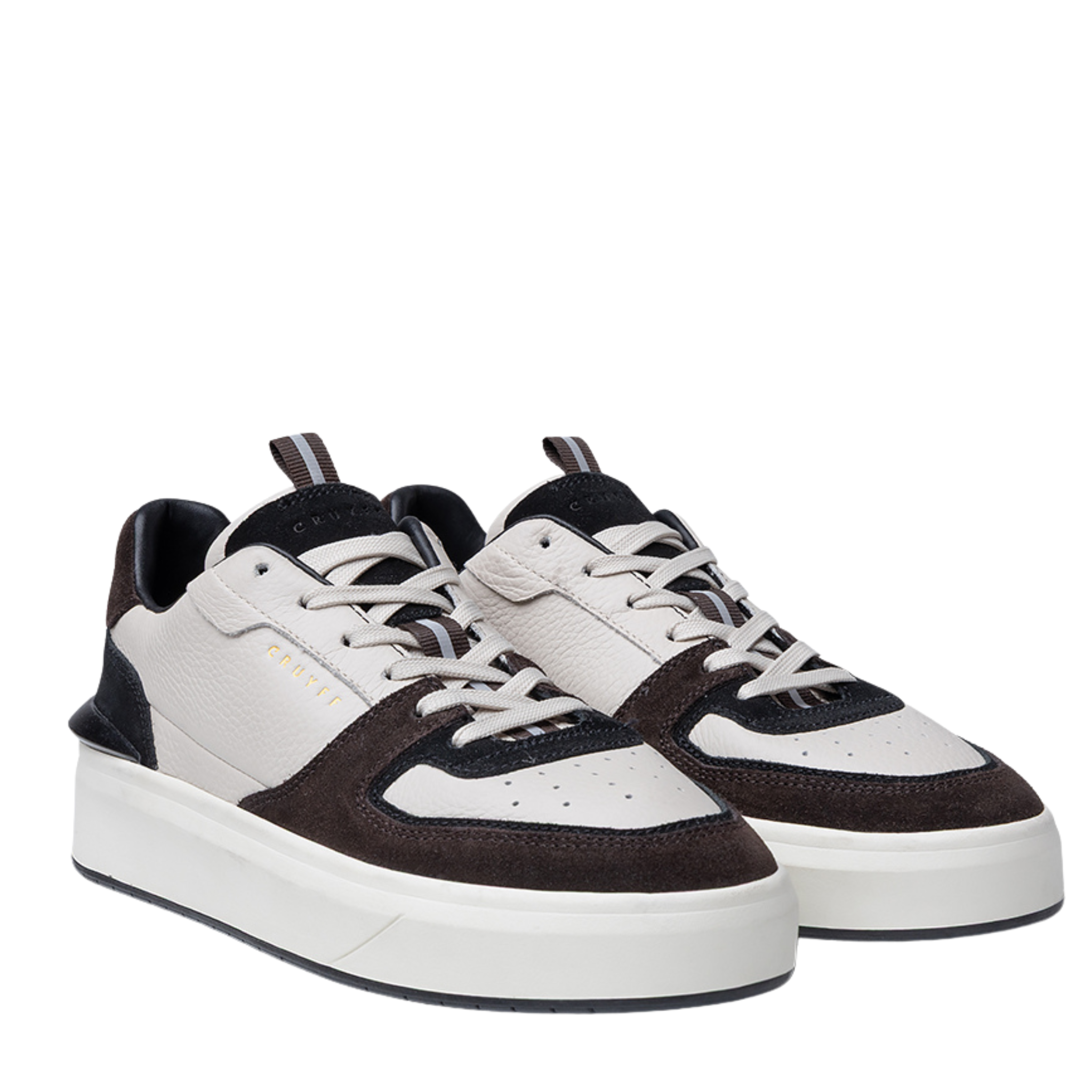 Mens Cruyff Cream Surefire Tennis Trainers