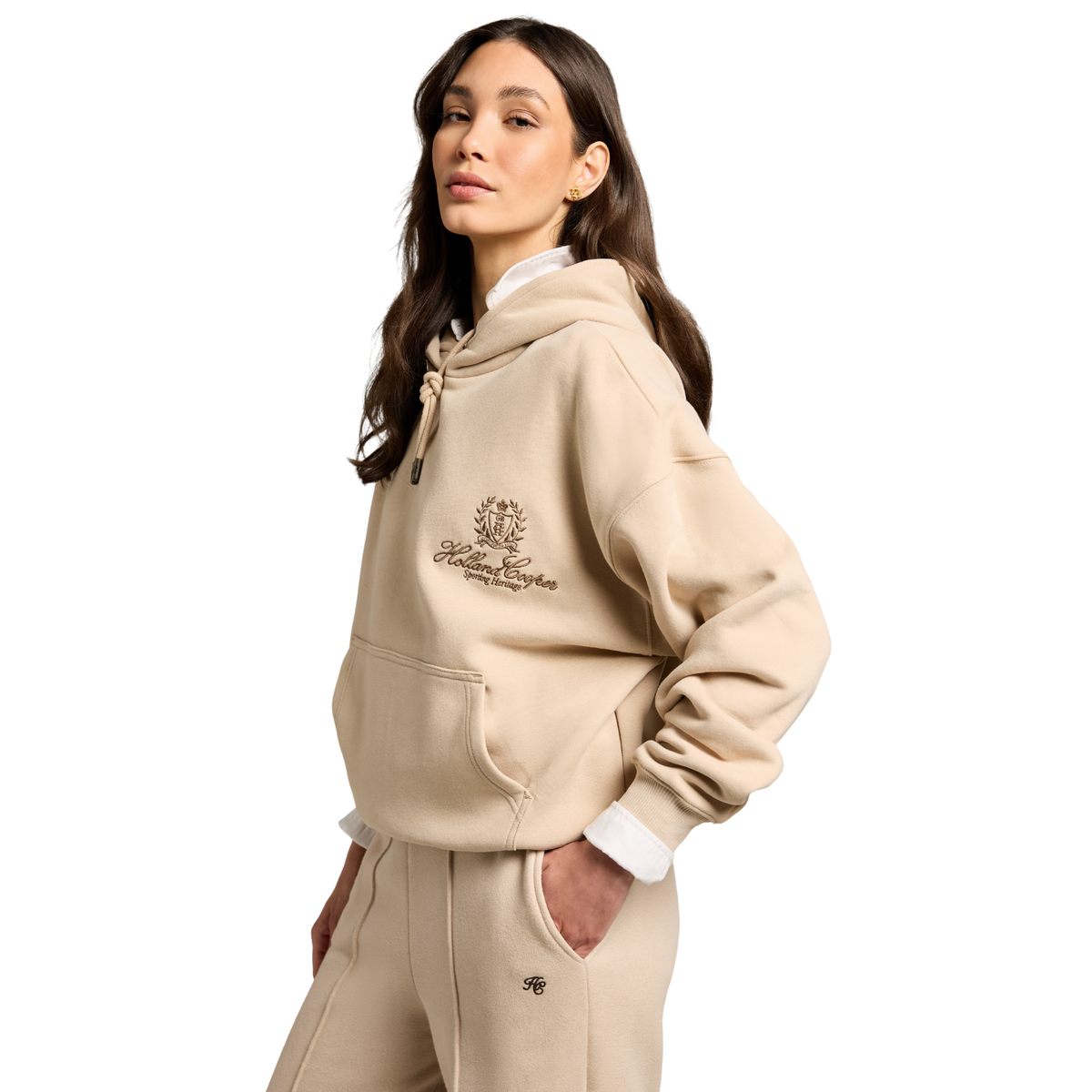 Womens Holland Cooper Stone Sussex Hoodie