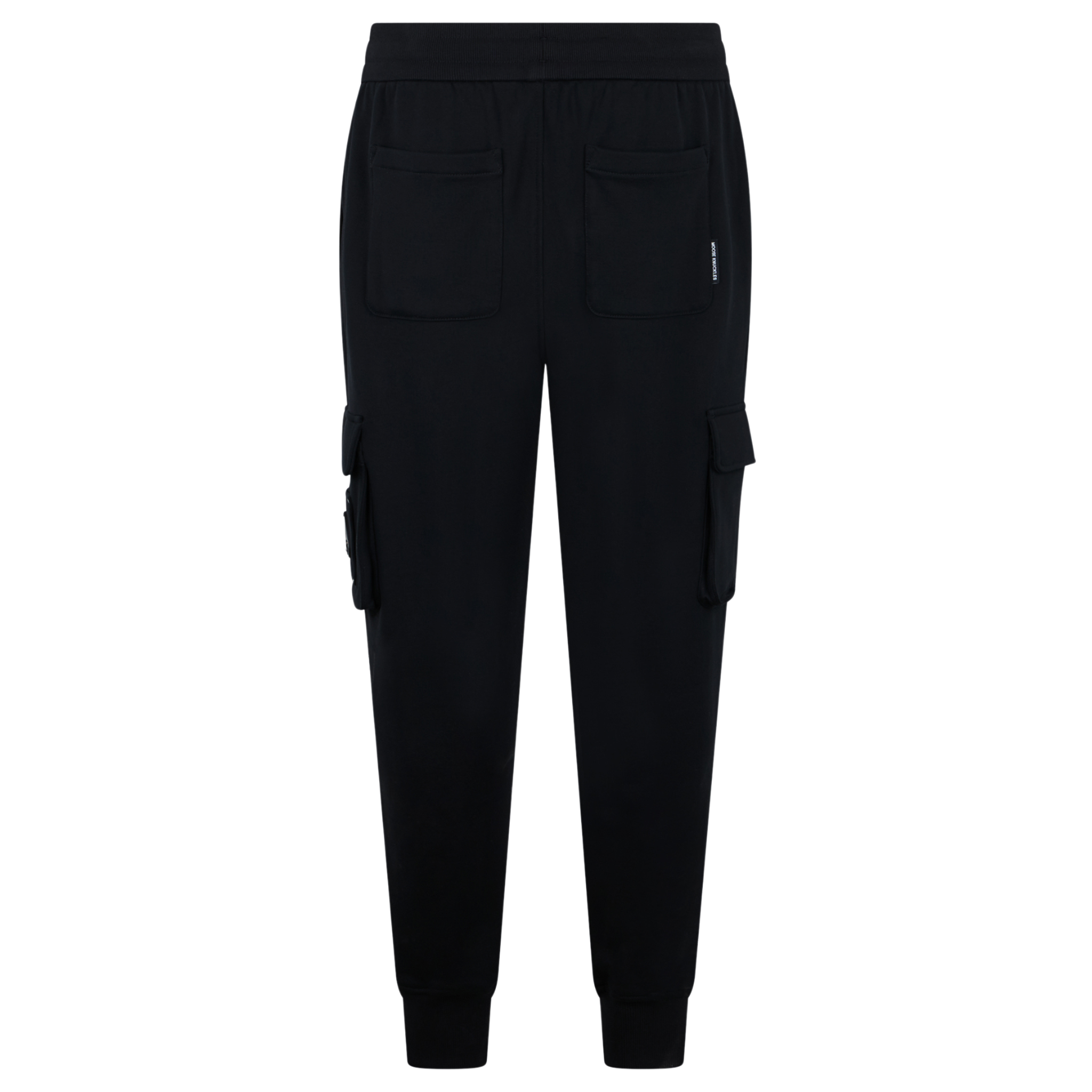 Mens Moose Knuckles Black Hartsfield Cargo Joggers
