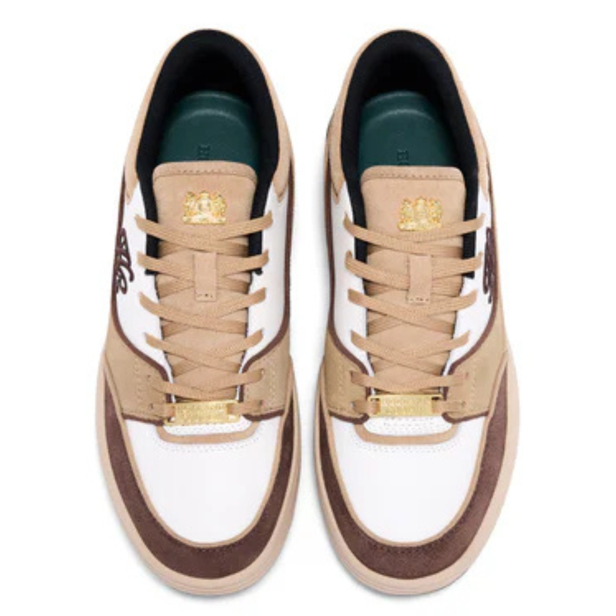 Womens Holland Cooper Taupe/Tan/Nude Retro Trainers