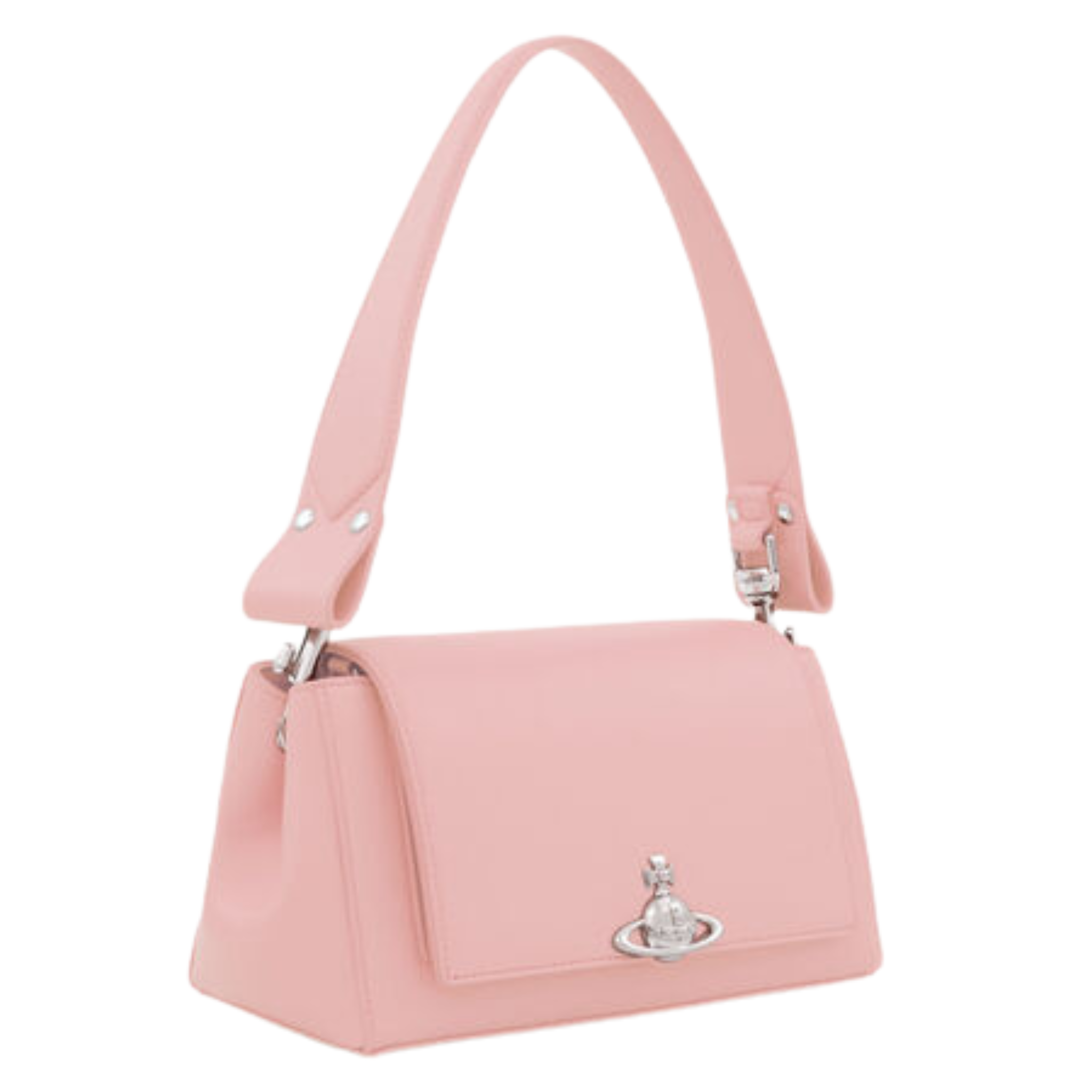 Womens Vivienne Westwood Pastel Pink Smooth Hazel Medium Handbag