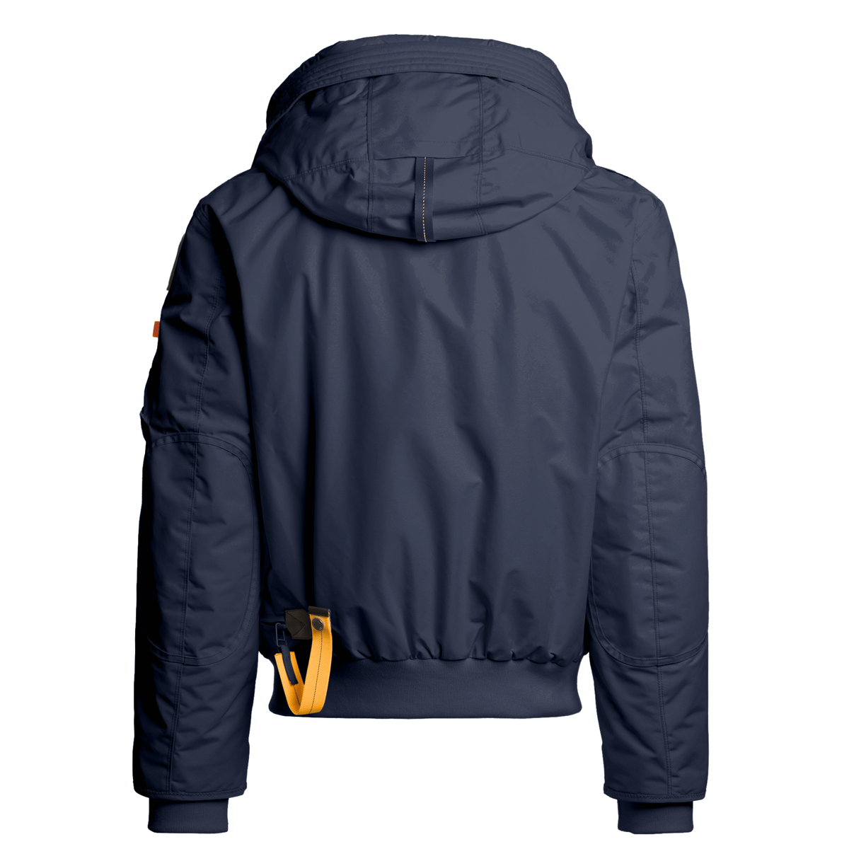 Mens Parajumpers Blue Navy Gobi Hood Down Bomber Jacket