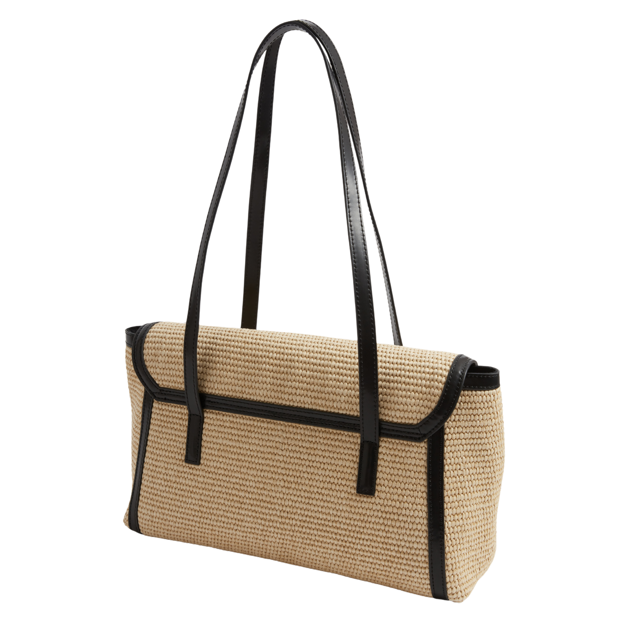 Womens Ted Baker Natural Kkylii Twist Lock Detail Raffia Tote Bag