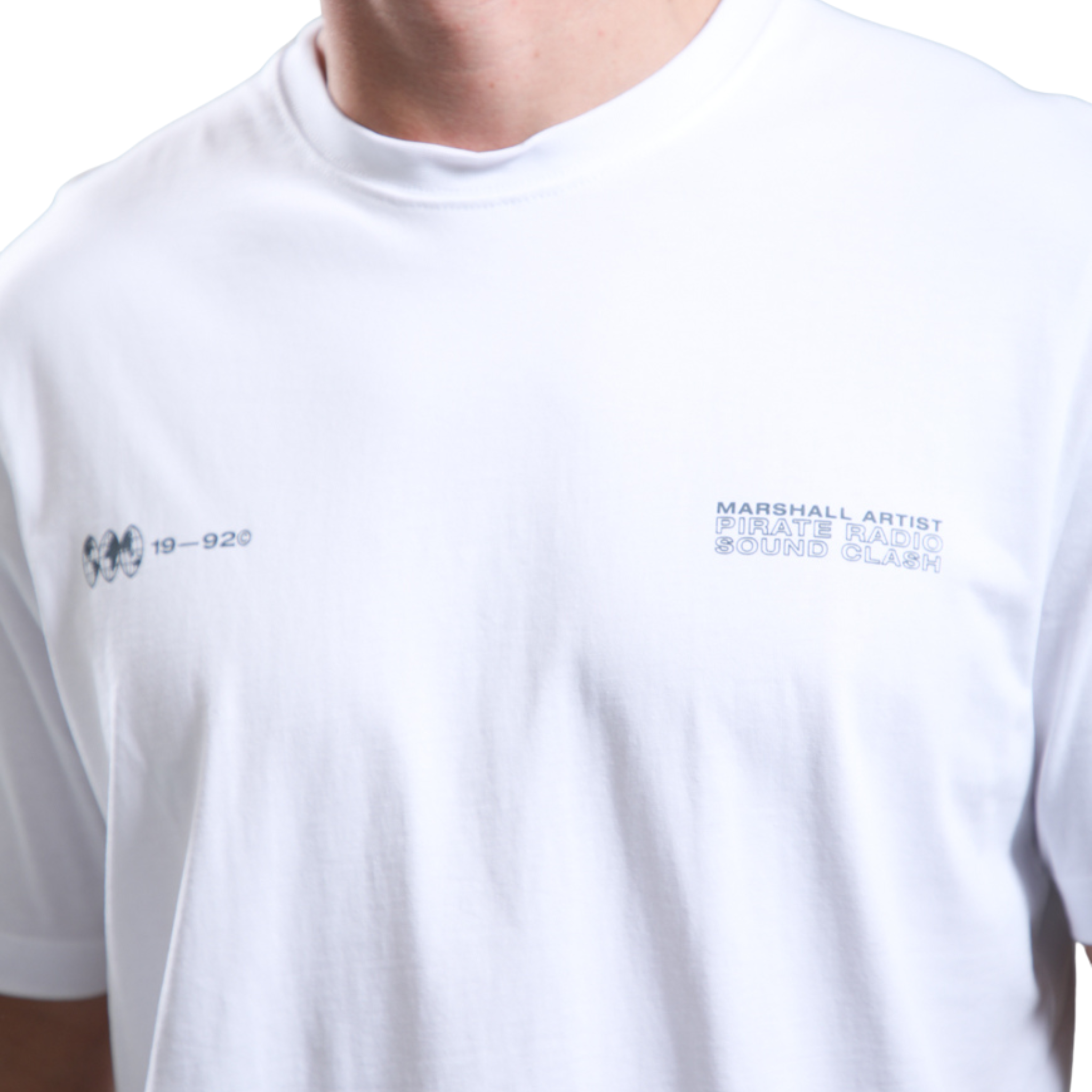 Mens Marshall Artist White Pirate Radio S/s T Shirt