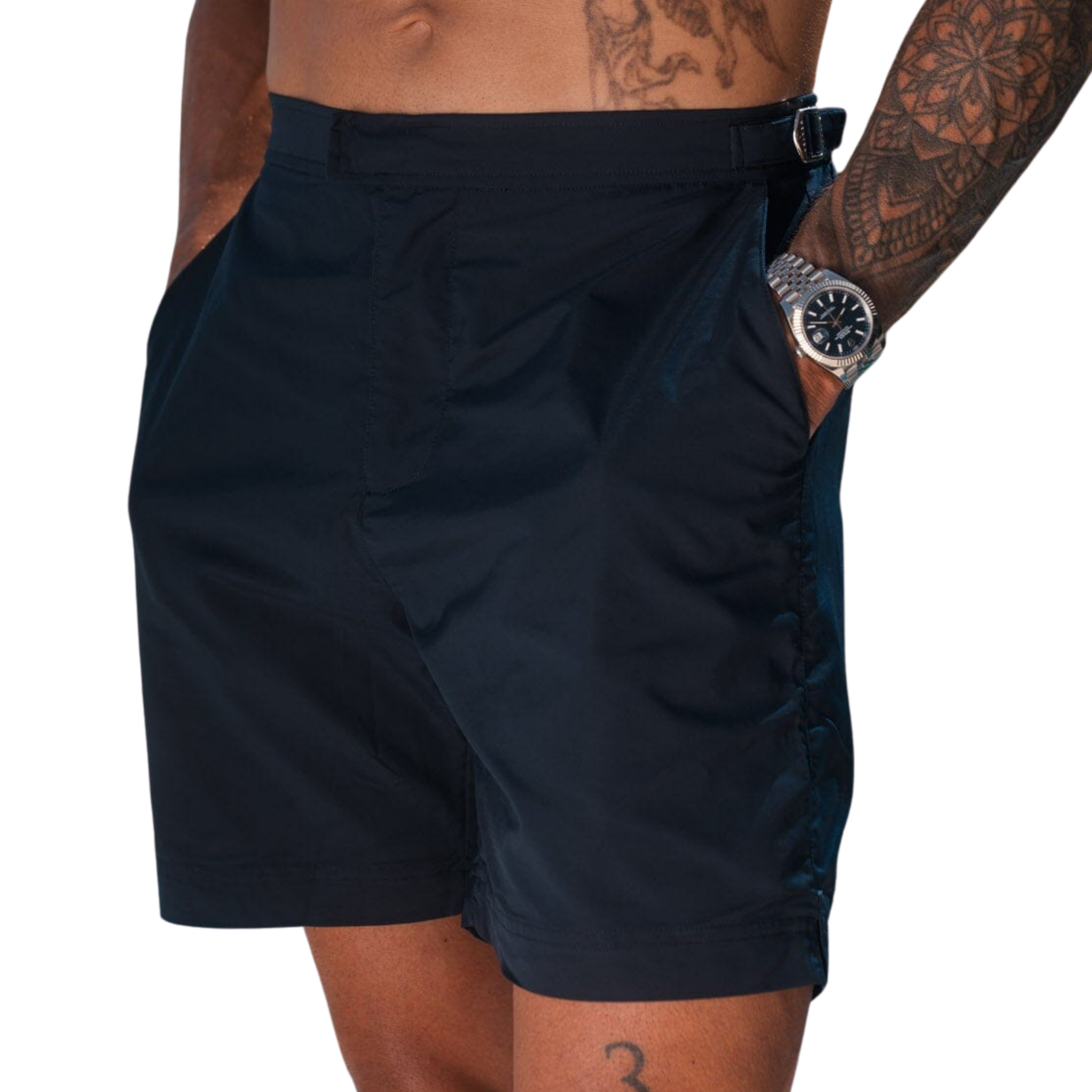 Mens Belier Navy Archer Swim Shorts