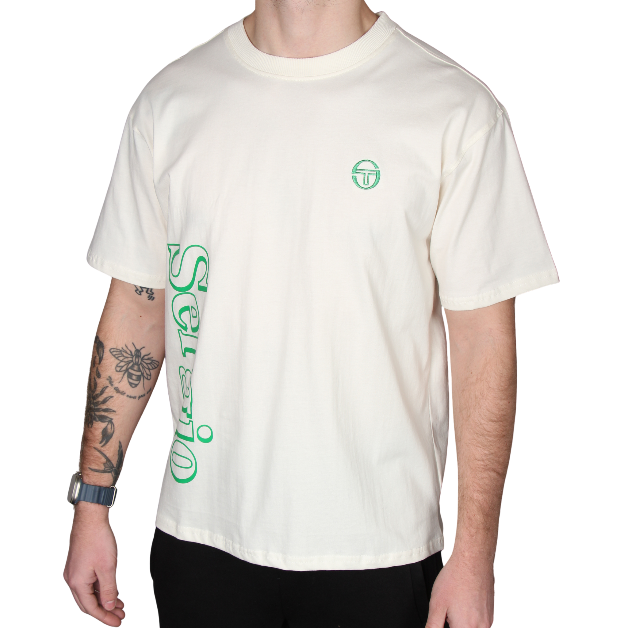Mens Sergio Tacchini Gardenia Furato Graphic S/s T Shirt