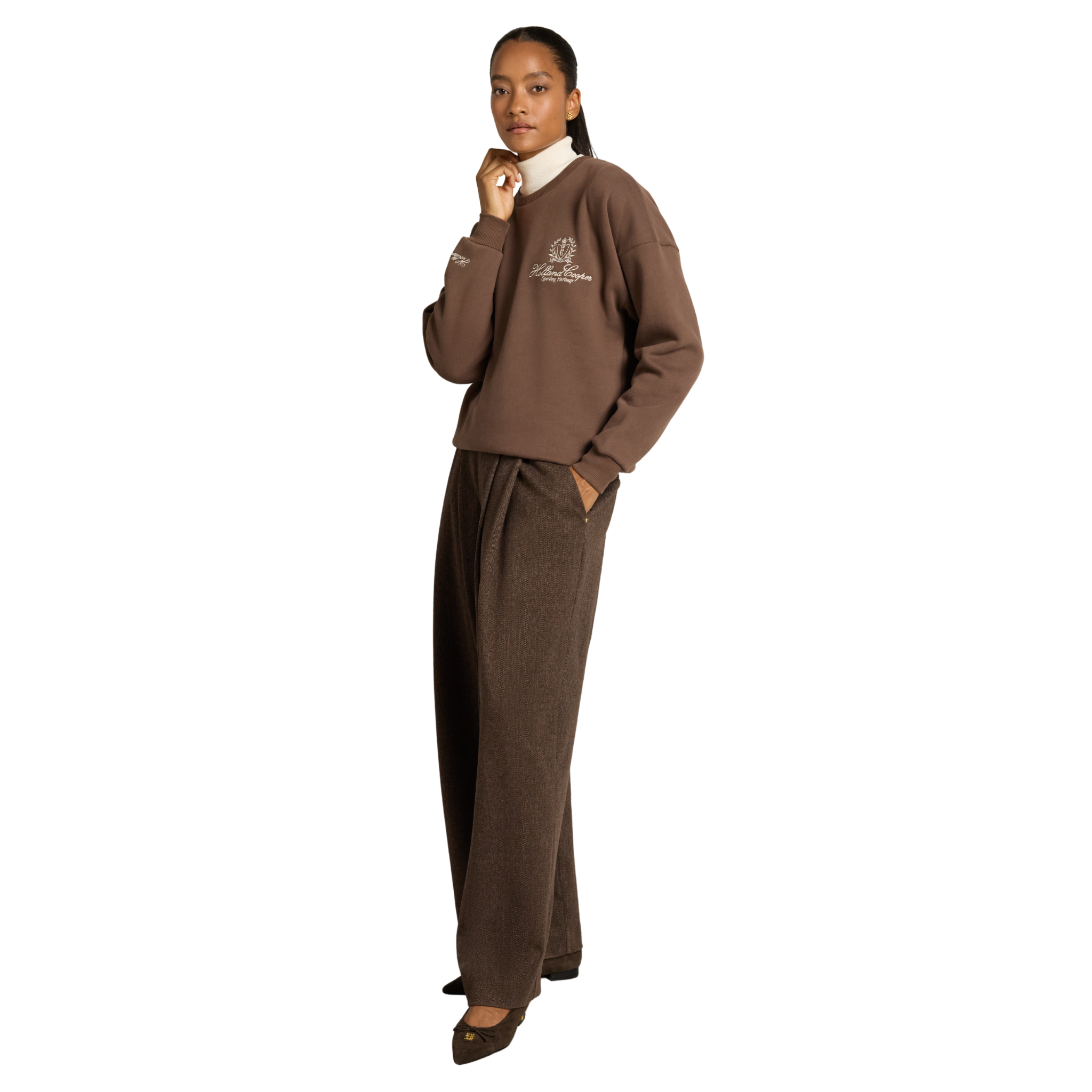 Womens Holland Cooper Chestnut Relaxed Fit Sweatshirt