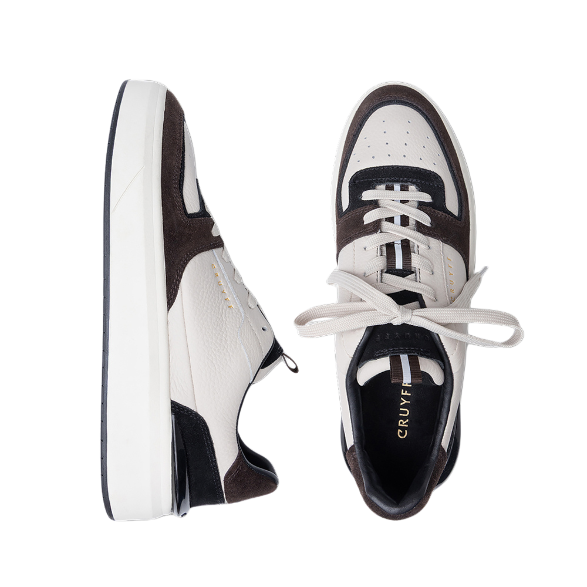 Mens Cruyff Cream Surefire Tennis Trainers