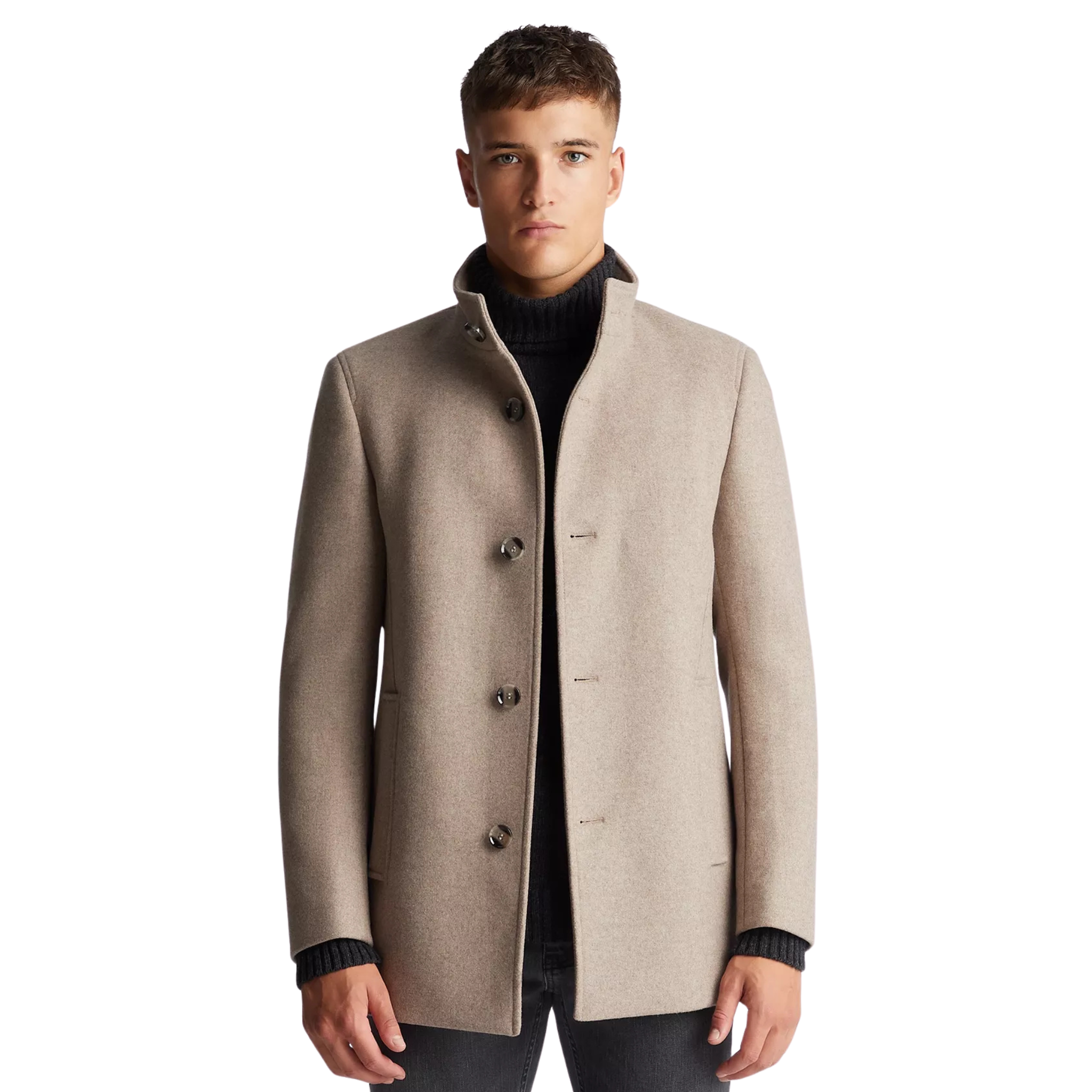 Mens Remus Uomo Fawn Jonah Coat