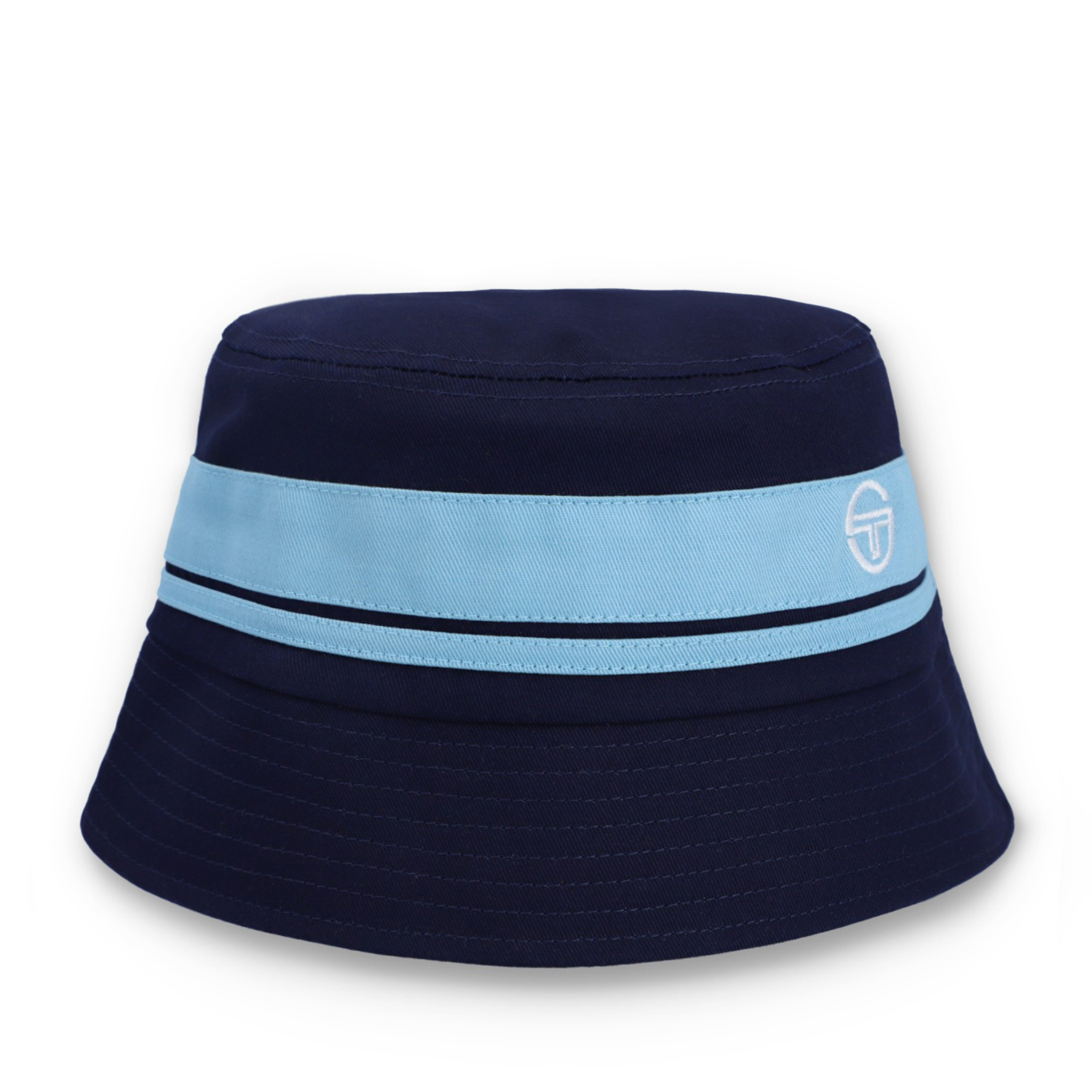 Mens Sergio Tacchini Maritime Blue/Baltic Sea Newsford Bucket Hat