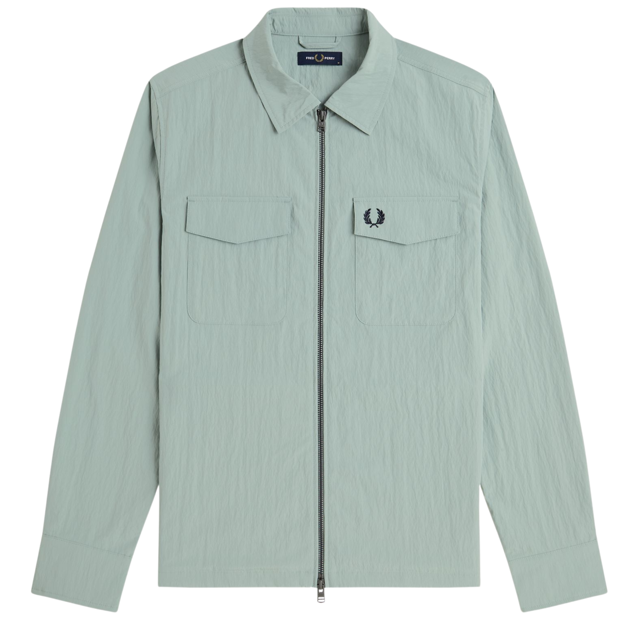 Mens Fred Perry Bayleaf Zip Through Overshirt
