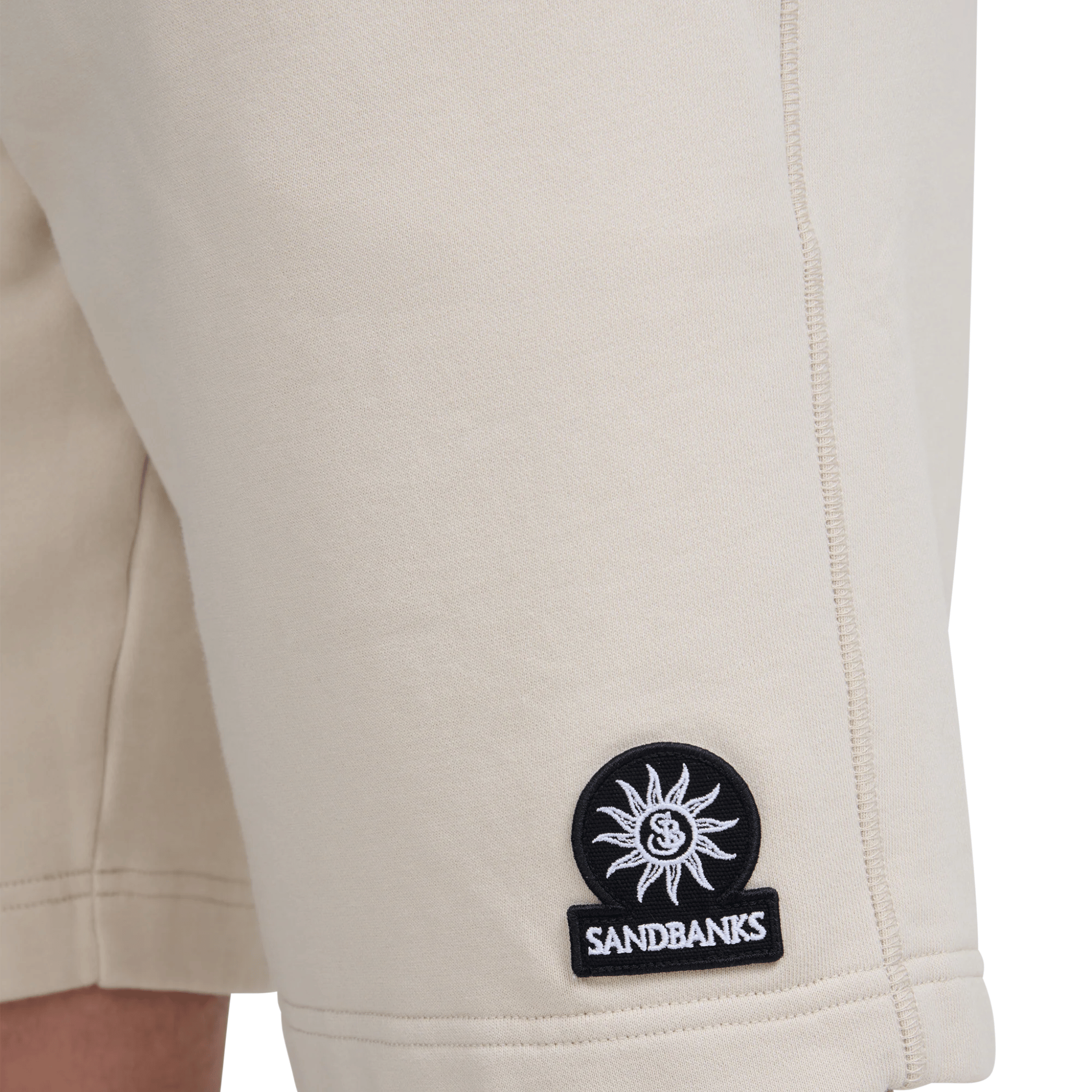 Mens Sandbanks Stone Badge Logo Sweat Shorts