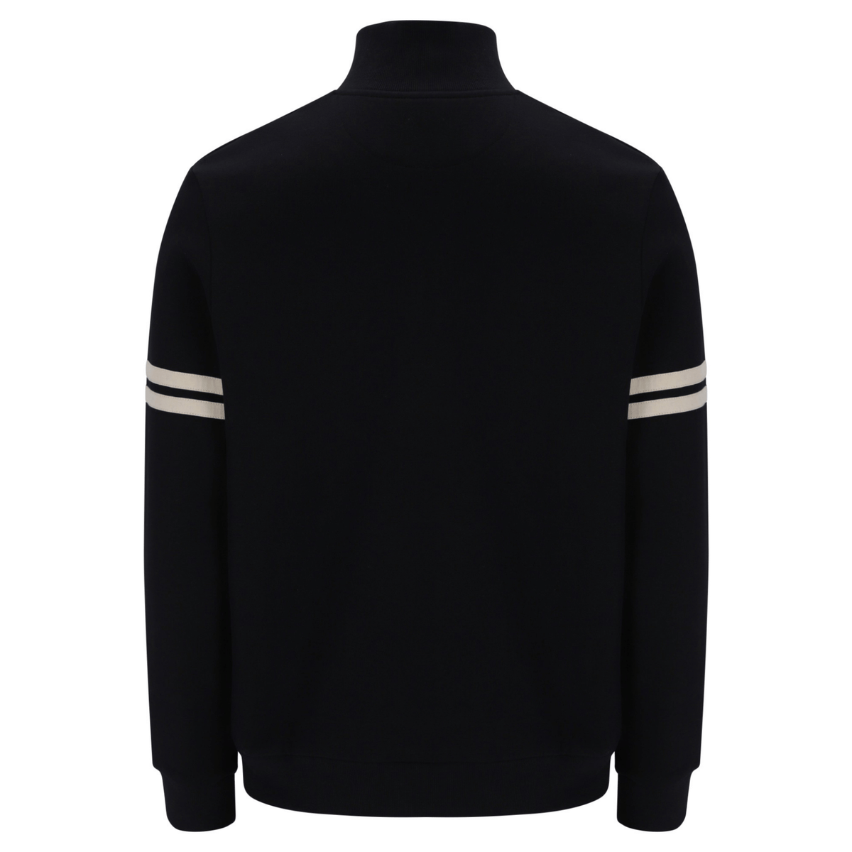 Mens Sergio Tacchini Black/Peyote Orion 1/4 Zip Sweatshirt