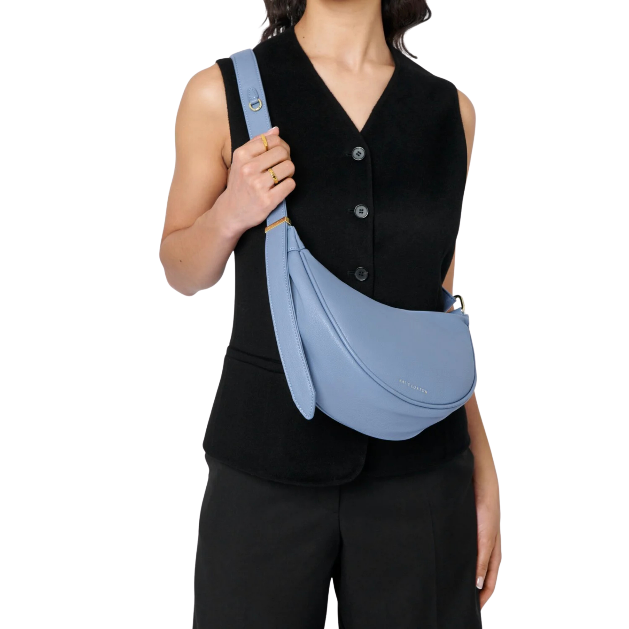 Womens Katie Loxton Cornflower Blue Large Harley Sling Crossbody