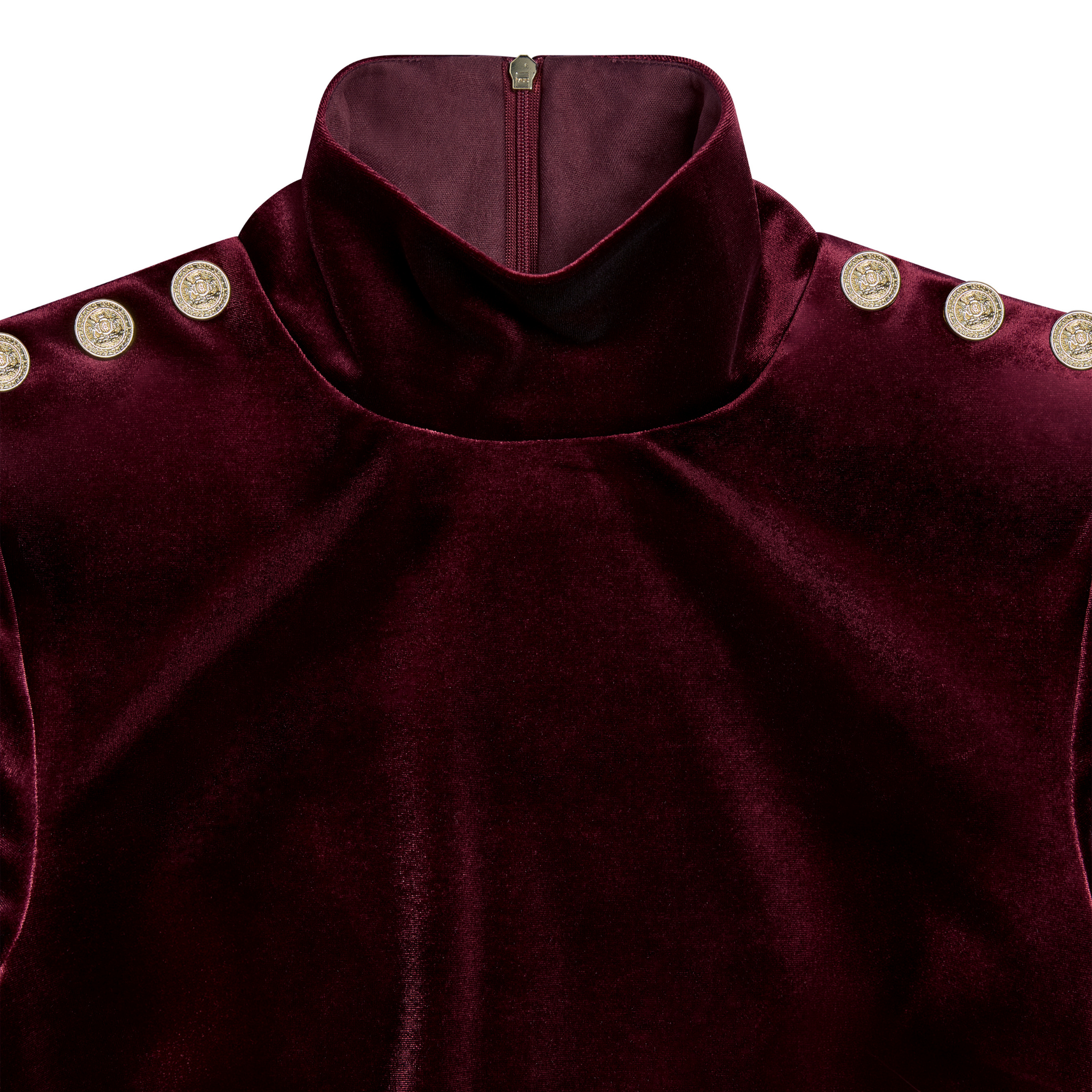 Womens Holland Cooper Burgundy Cara Velvet Mini Dress