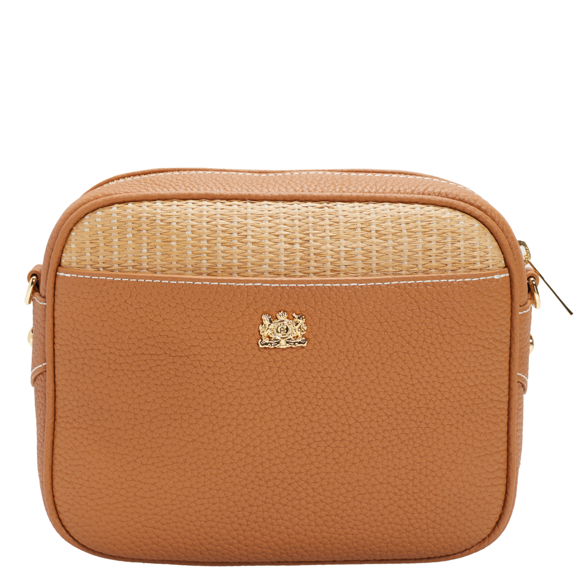 Womens Holland Cooper Tan/Rafffia Soho Camera Bag