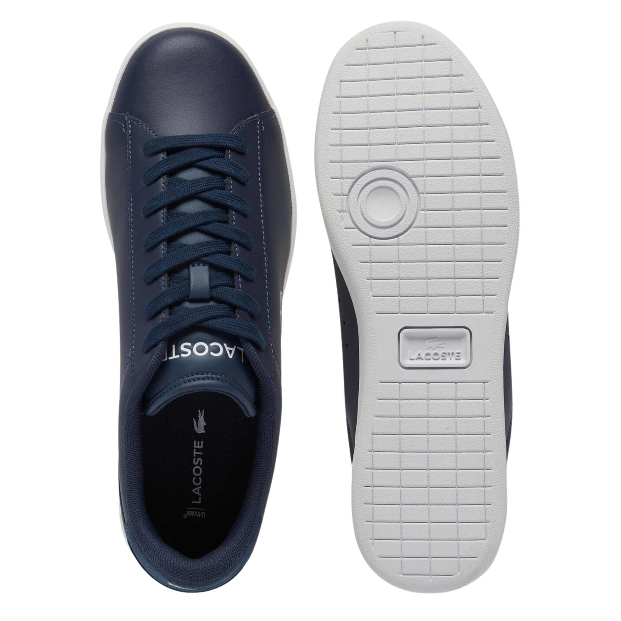 Mens Lacoste Navy/White Carnaby Set Trainers