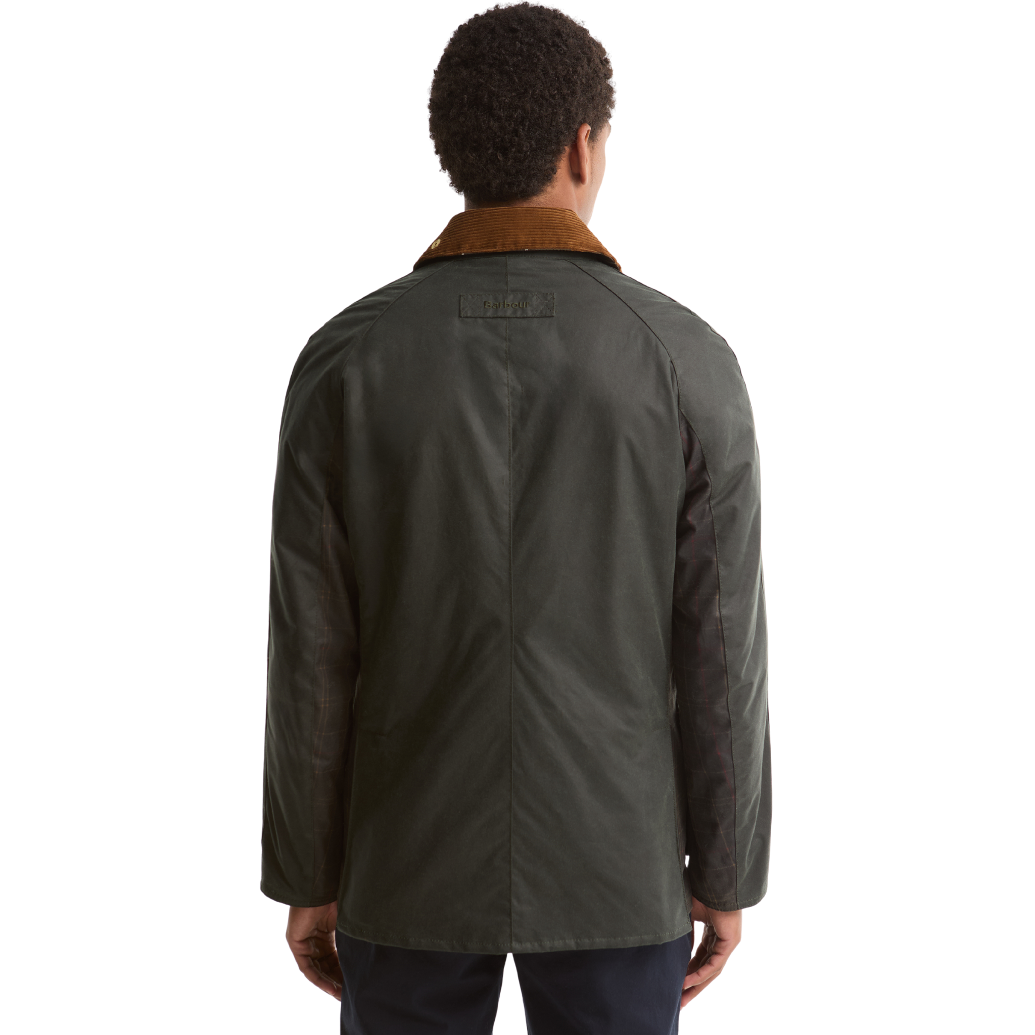 Mens Barbour Sage Icons Ashby Wax Jacket