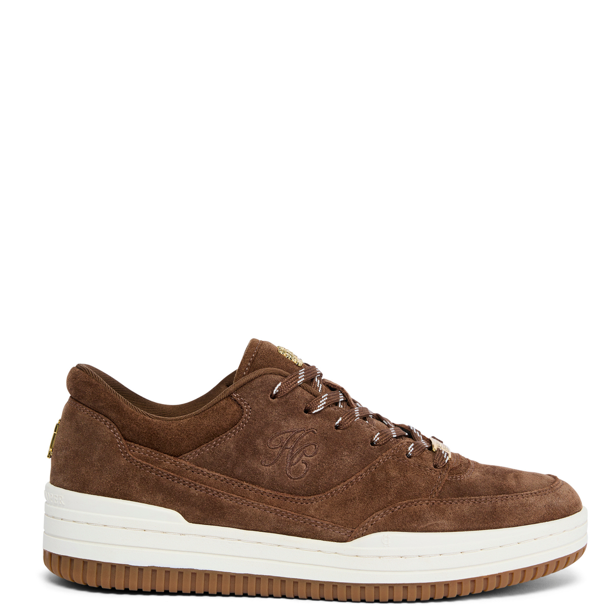 Womens Holland Cooper Chocolate Retro Trainers