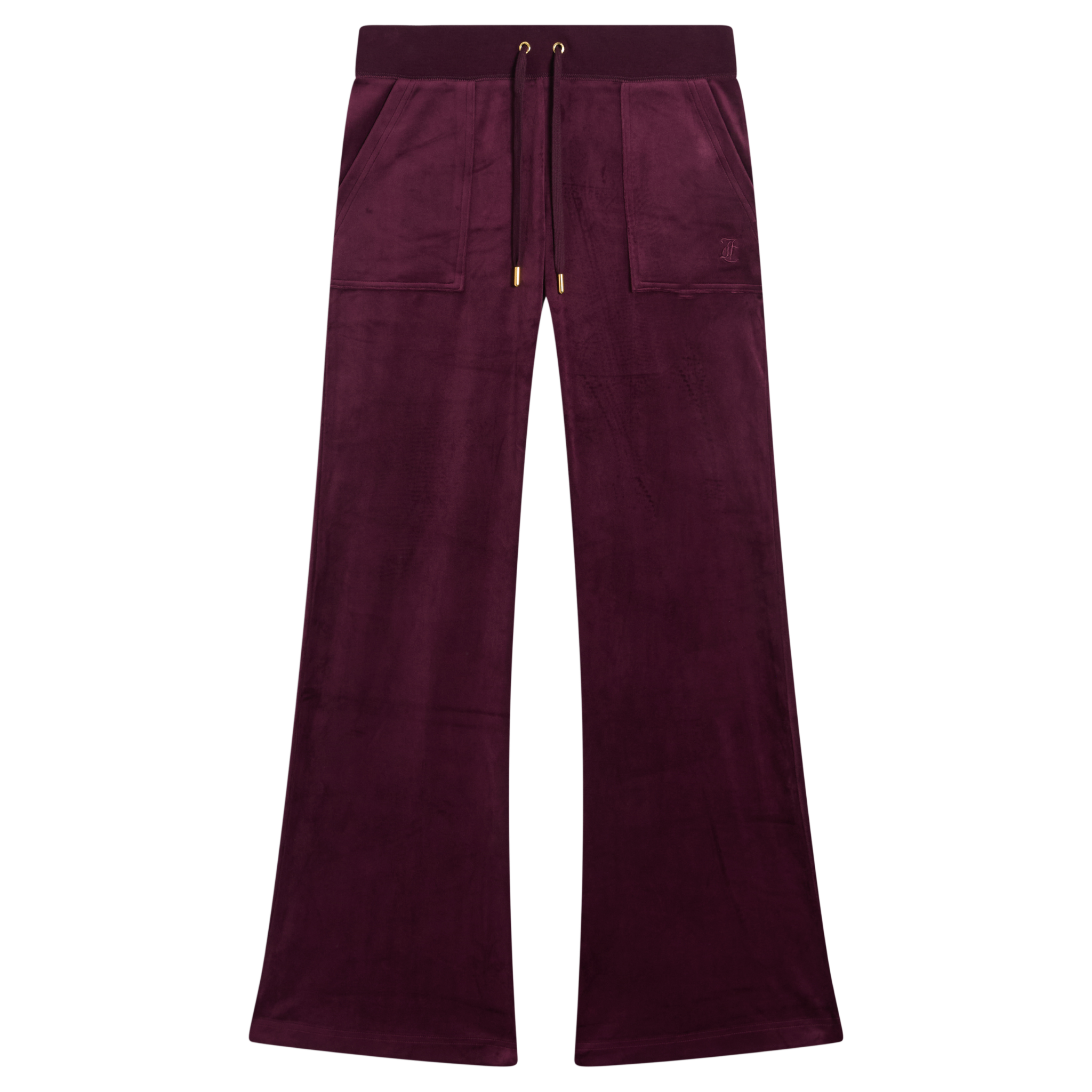 Womens Juicy Couture Winetasting Layla Gold Low Rise Pants