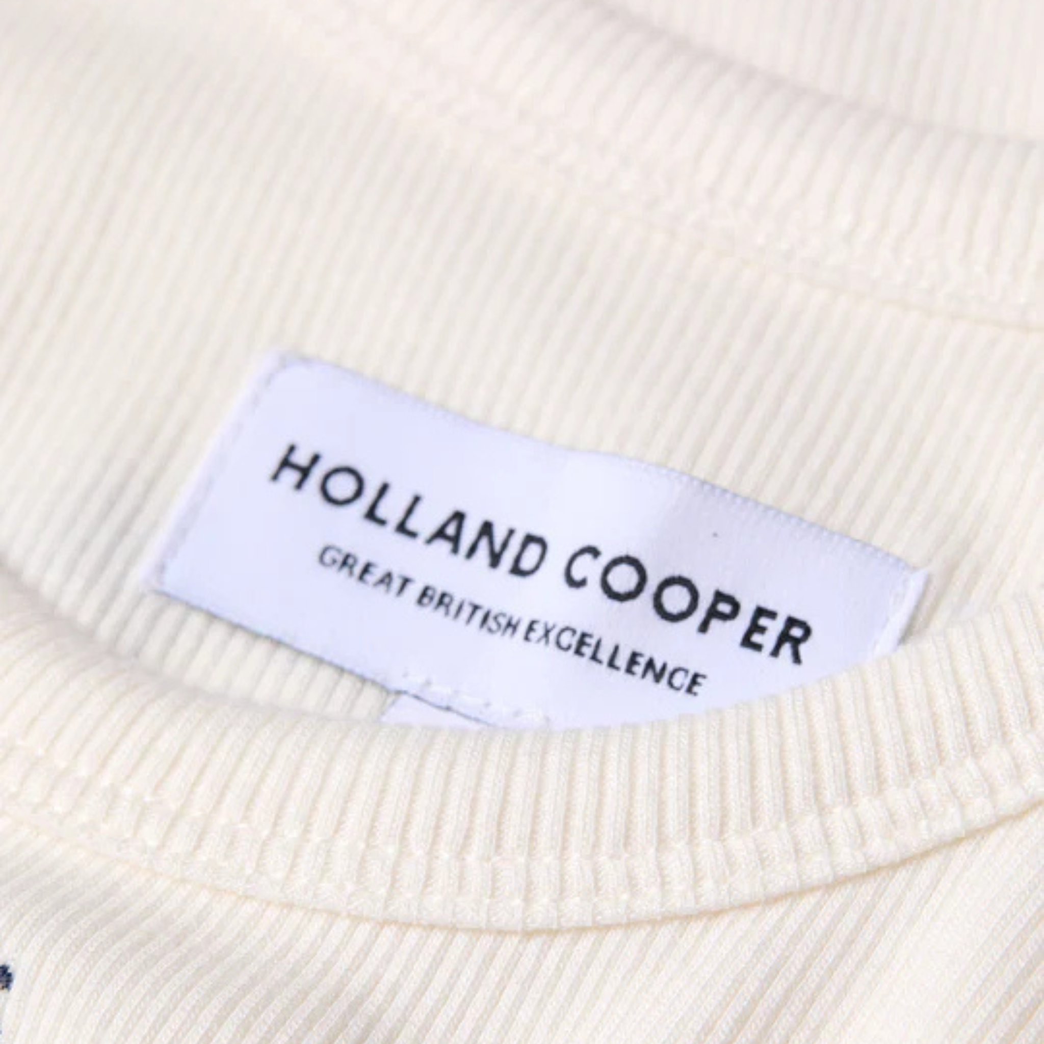Womens Holland Cooper Natural Rebecca Rib Tank Top