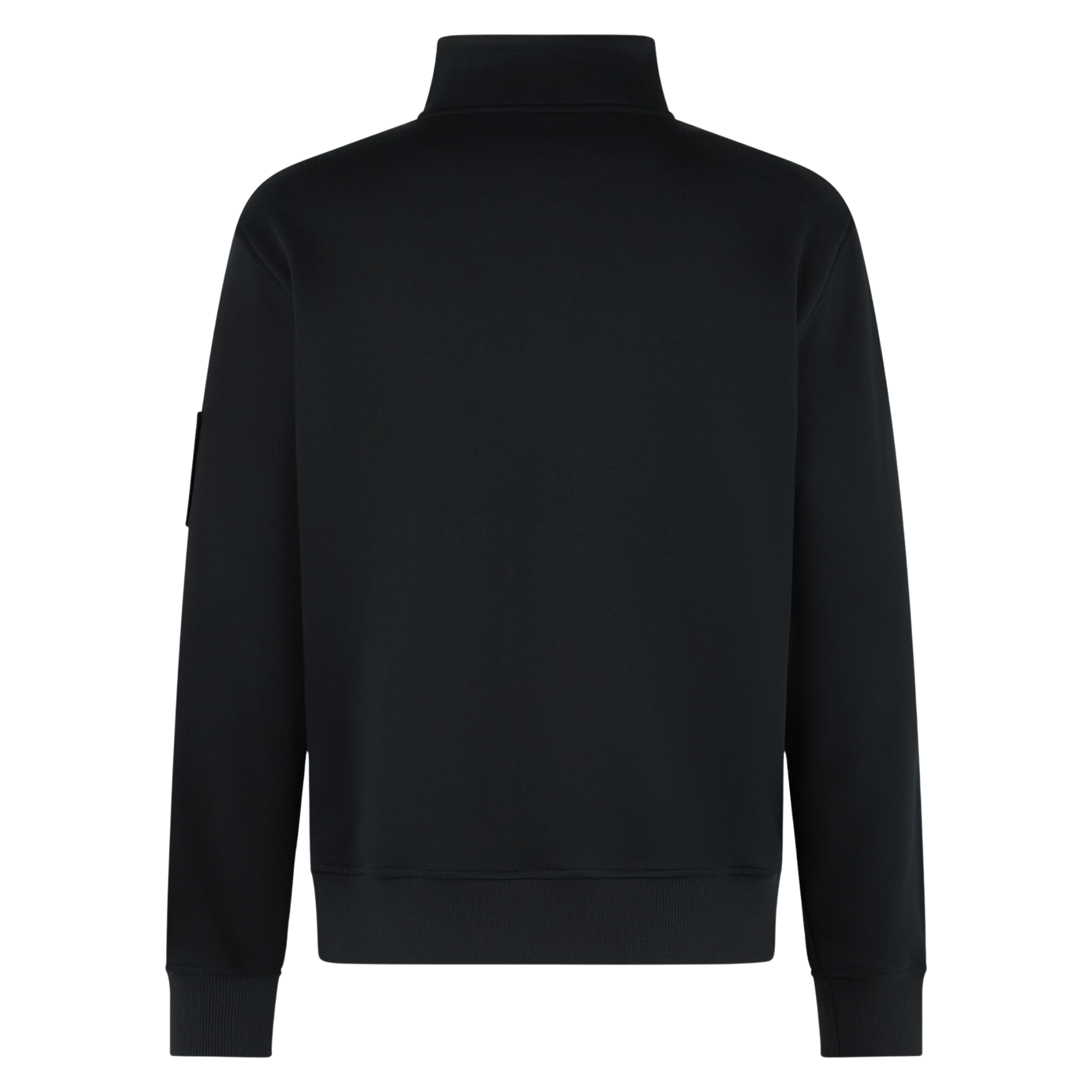 Mens Moose Knuckles Black Hartsfield Half Zip Sweatshirt