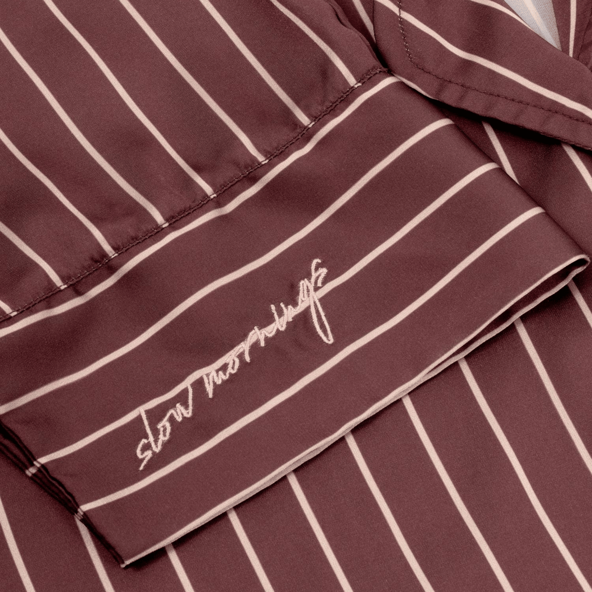 Womens Katie Loxton Chocolate/Off White Stripe Gift Box PJ Set