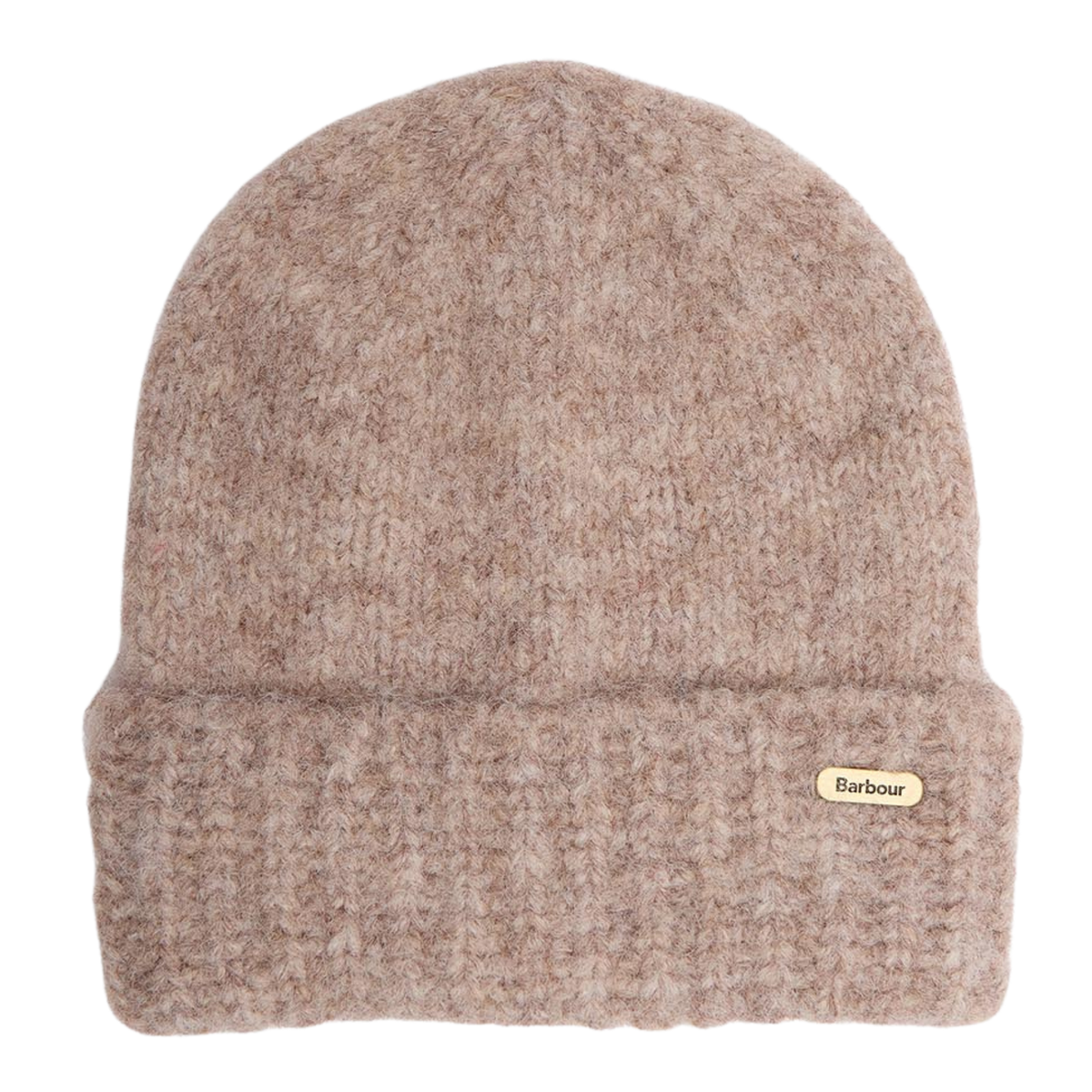 Womens Barbour Taupe Mist Emmy Beanie & Scarf Set