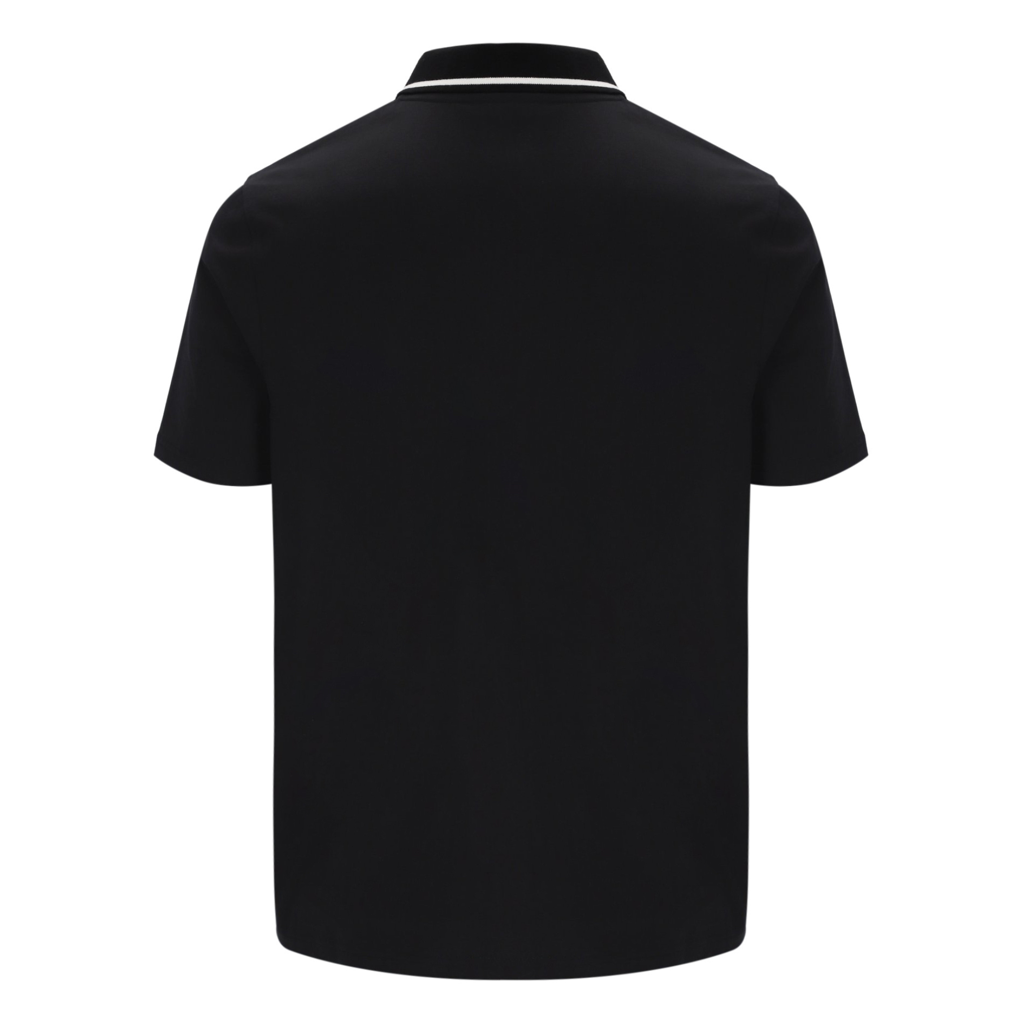 Mens Fila Black Lemar 2 Premium S/s Polo Shirt