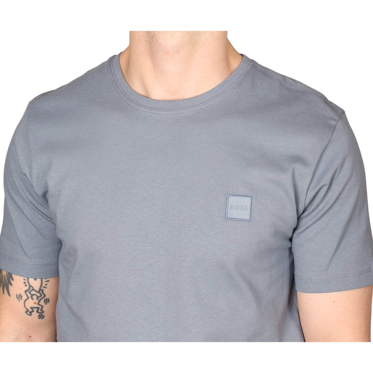 Mens BOSS Medium Blue Tales S/s T Shirt