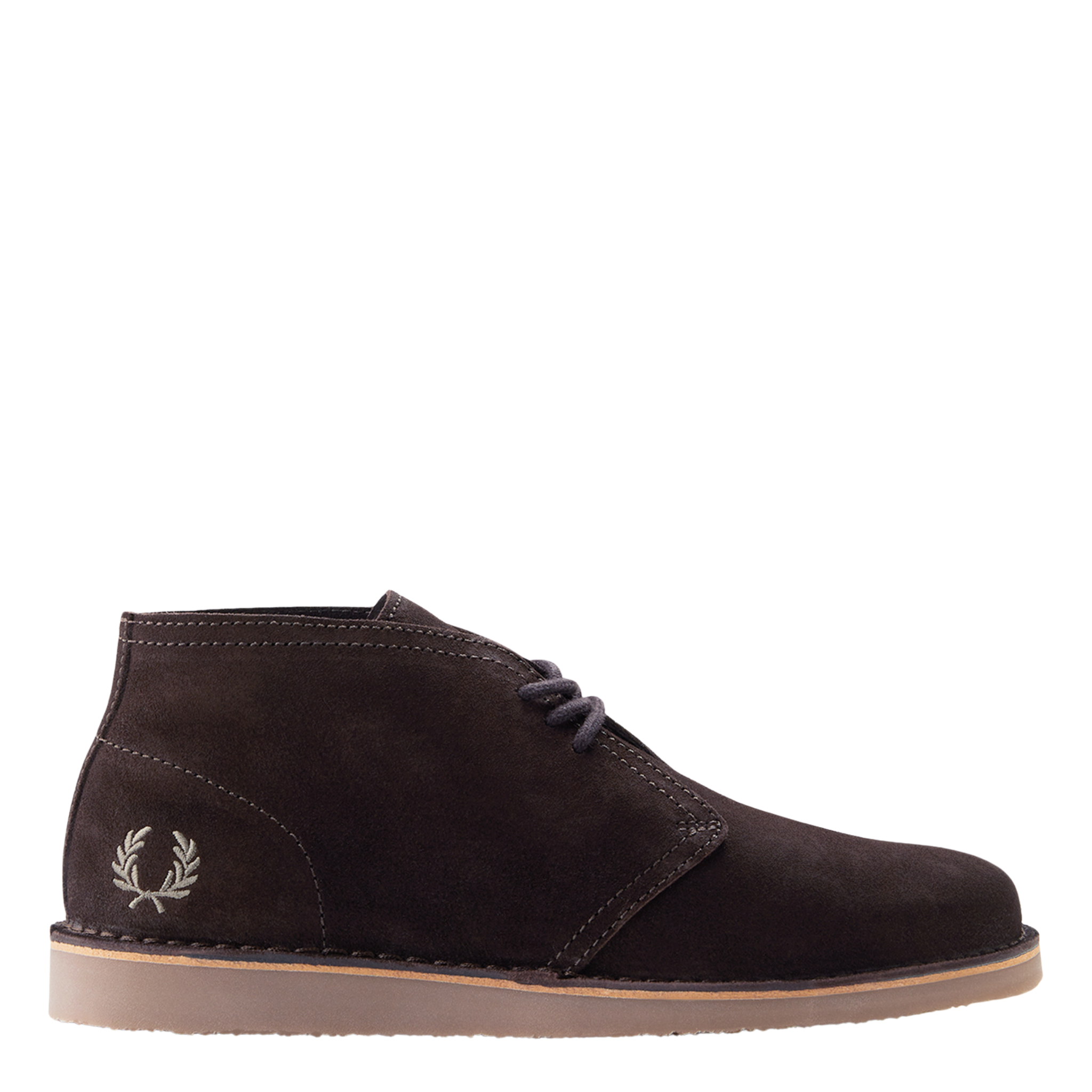 Mens Fred Perry Rich Brown Hawley Suede Boots