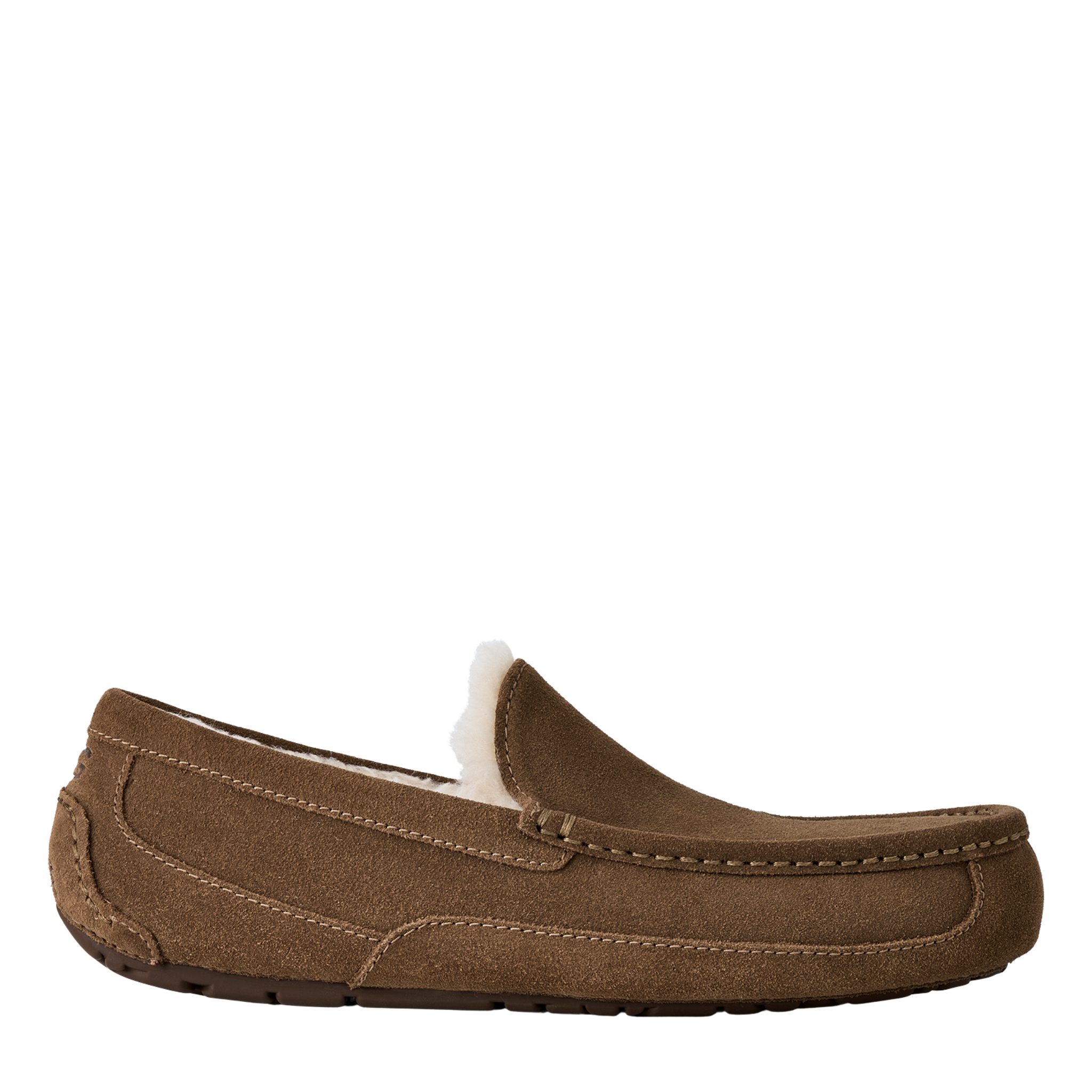 Mens UGG Light Bronze Ascot Slippers
