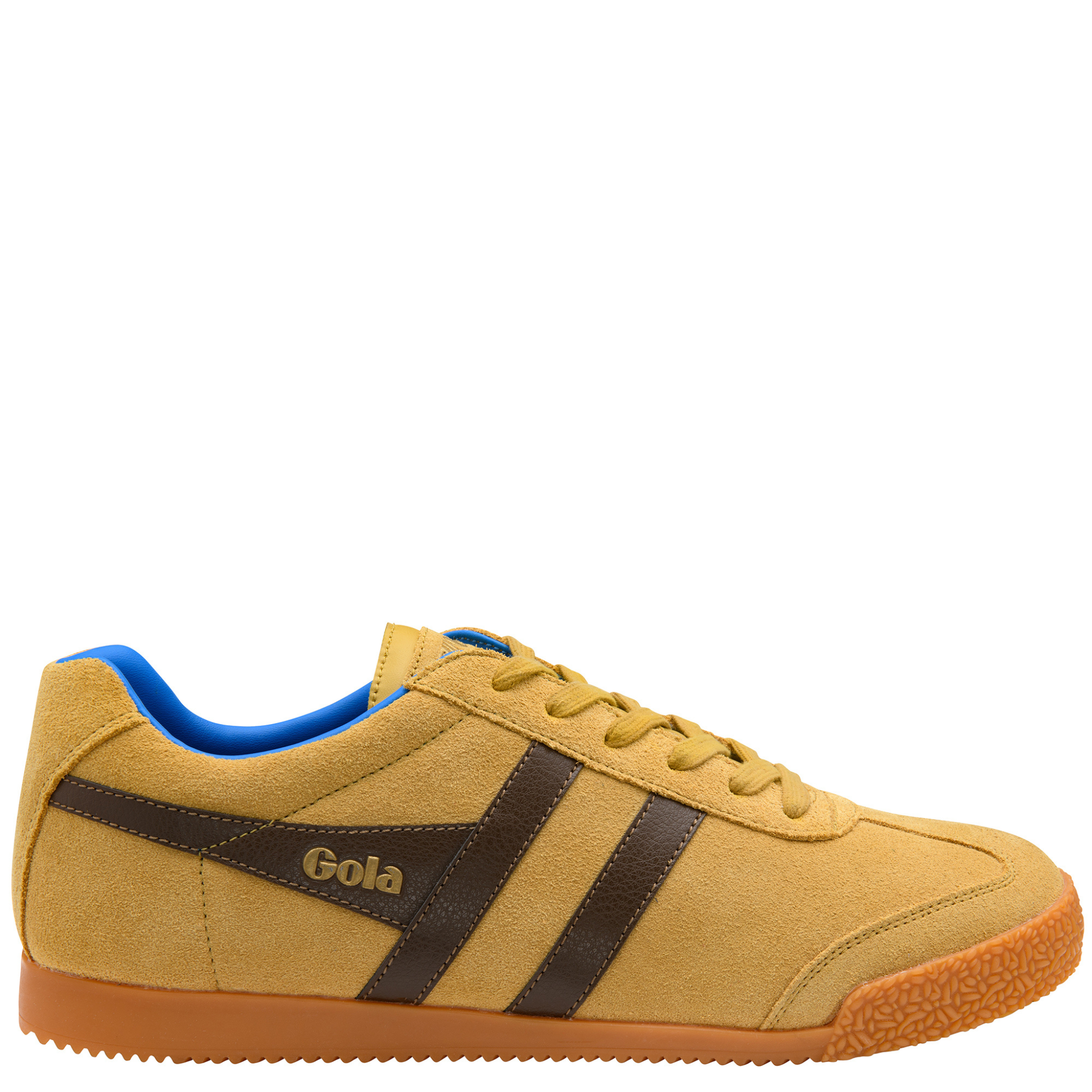 Mens Gola Mustard/Otter/Pacific Harrier Trainers