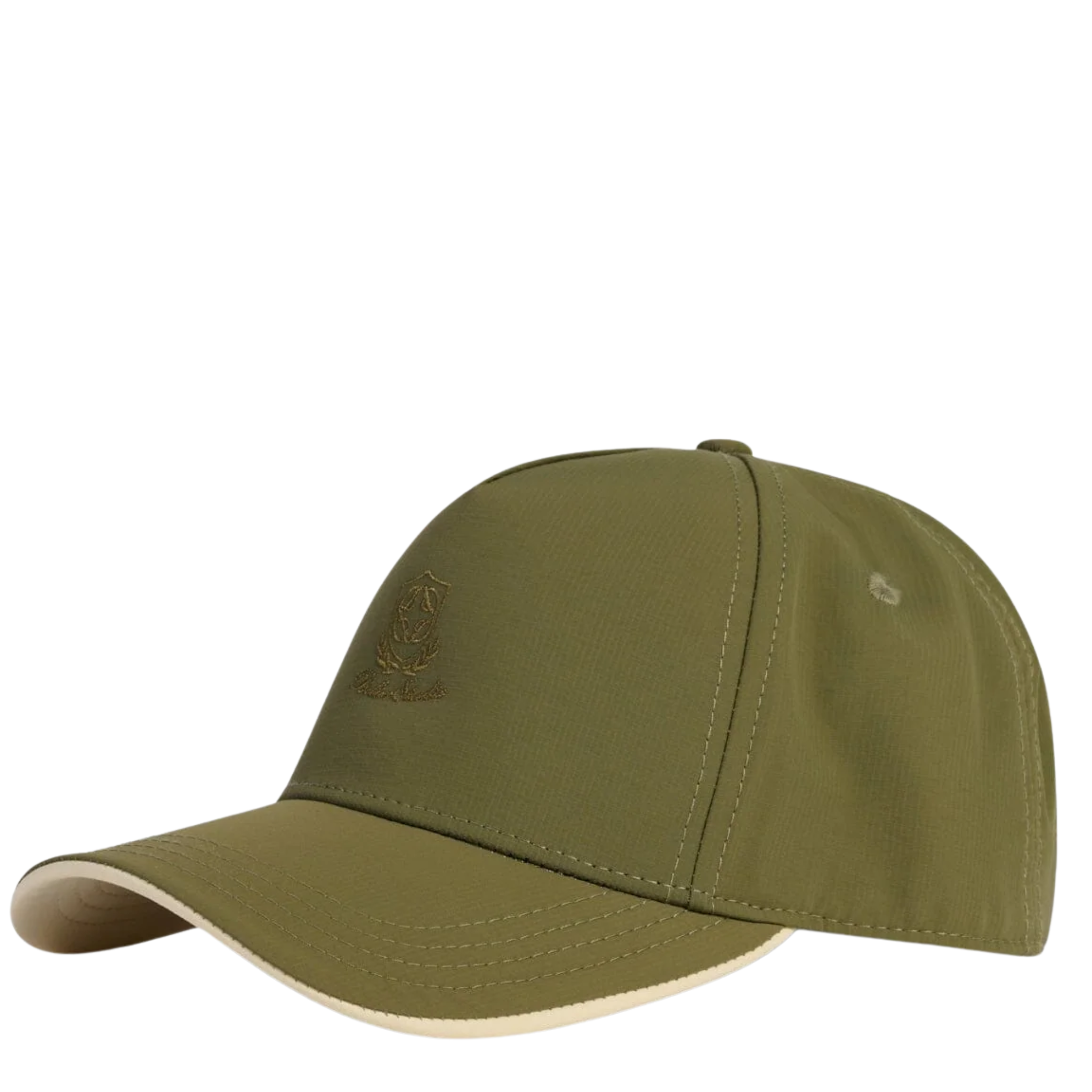 Mens Belier Olive Crest Embroidered Cap