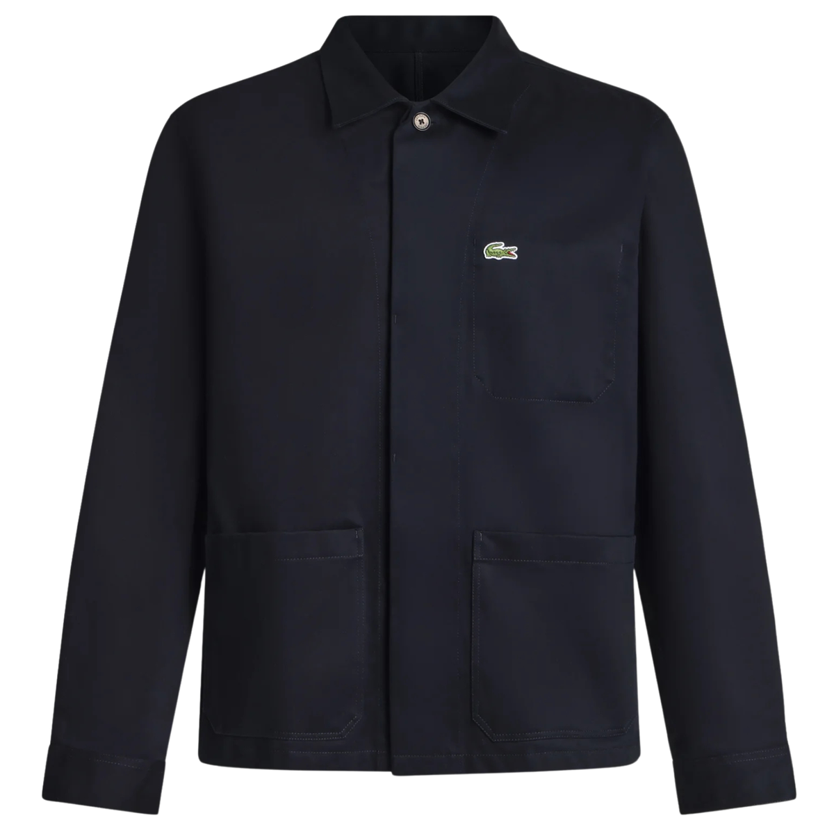 Mens Lacoste Abysm Navy Twill Overshirt