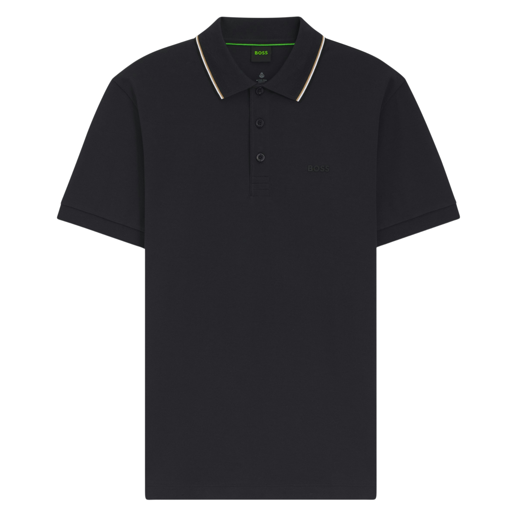 Mens BOSS Dark Blue PL_GOC Birdie Paule S/s Polo Shirt