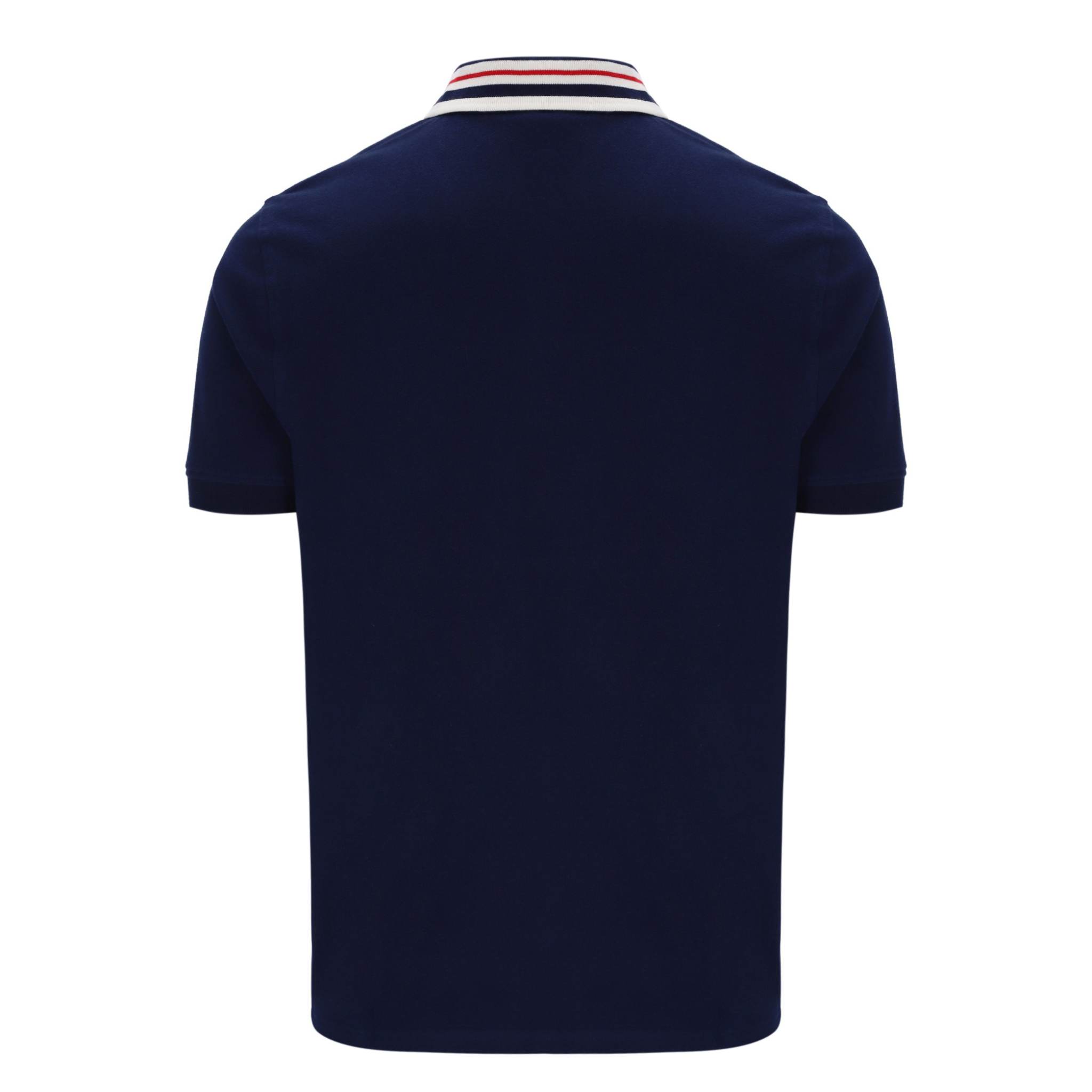 Mens Fila Navy Achille Heritage Tape S/s Polo Shirt