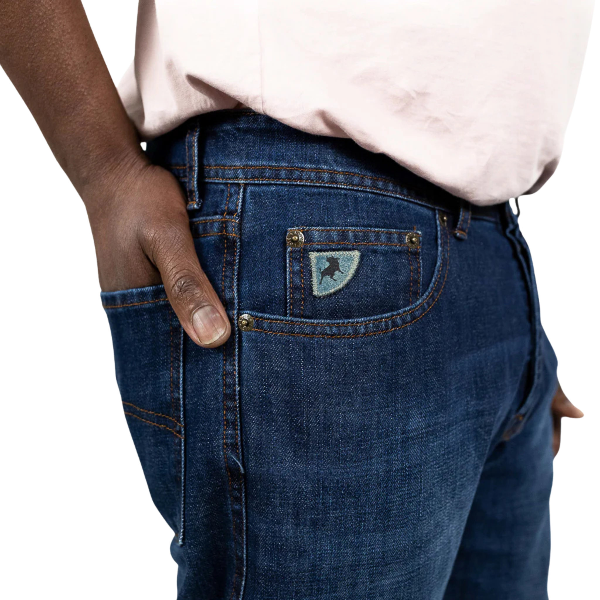 Mens Lois Dark Stone Wash Marvin Regular Fit Jeans