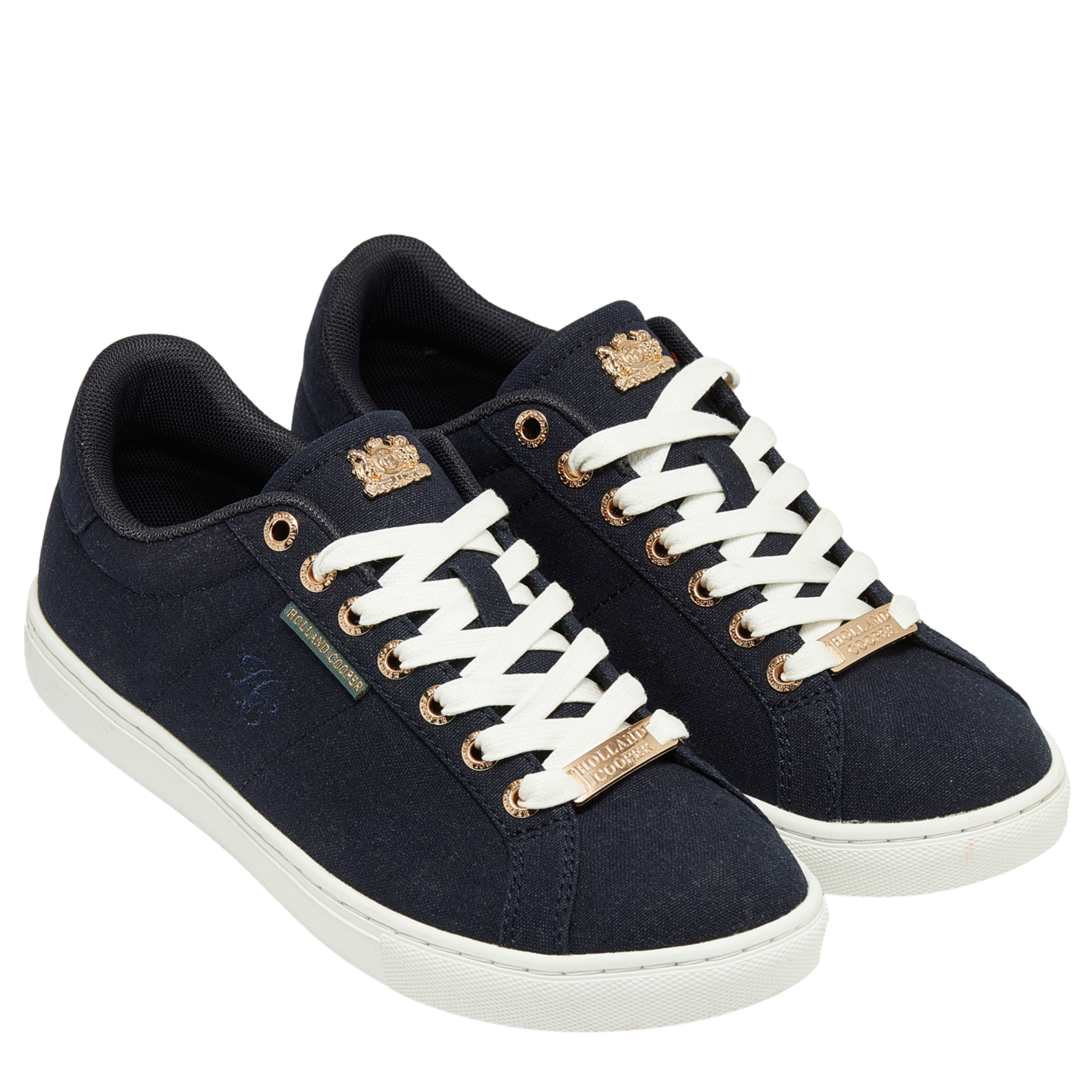 Womens Holland Cooper Ink Navy Chelsea Court Trainers